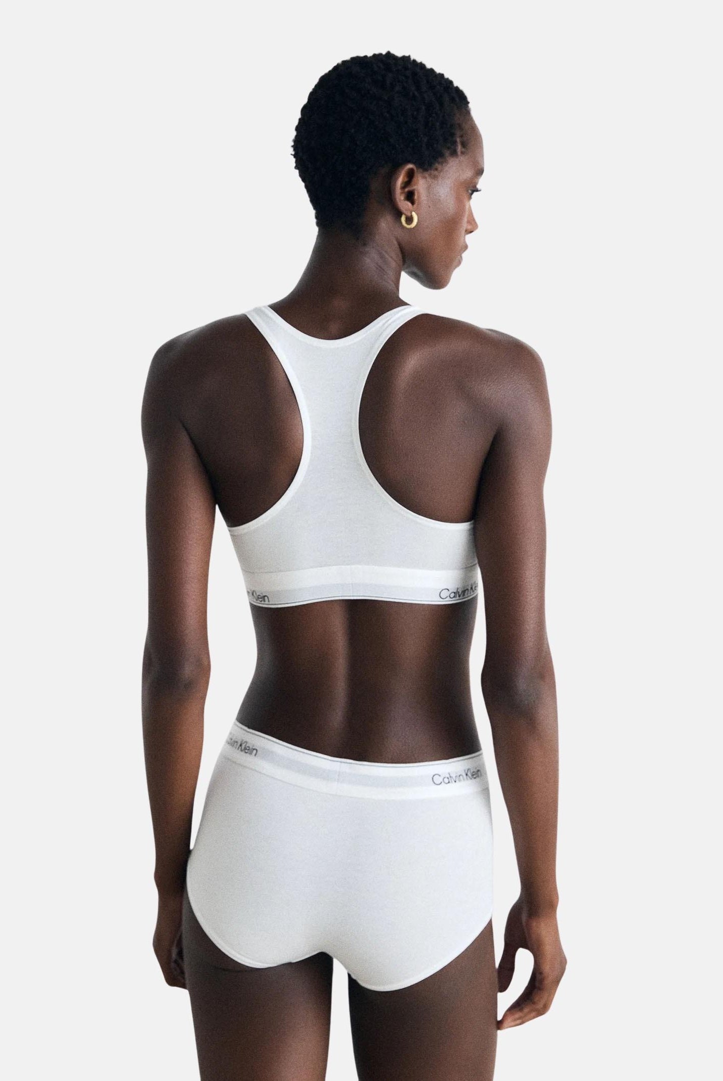 CALVIN KLEIN Bralette bianca da donna LV00QF8493 100 CALVIN KLEIN