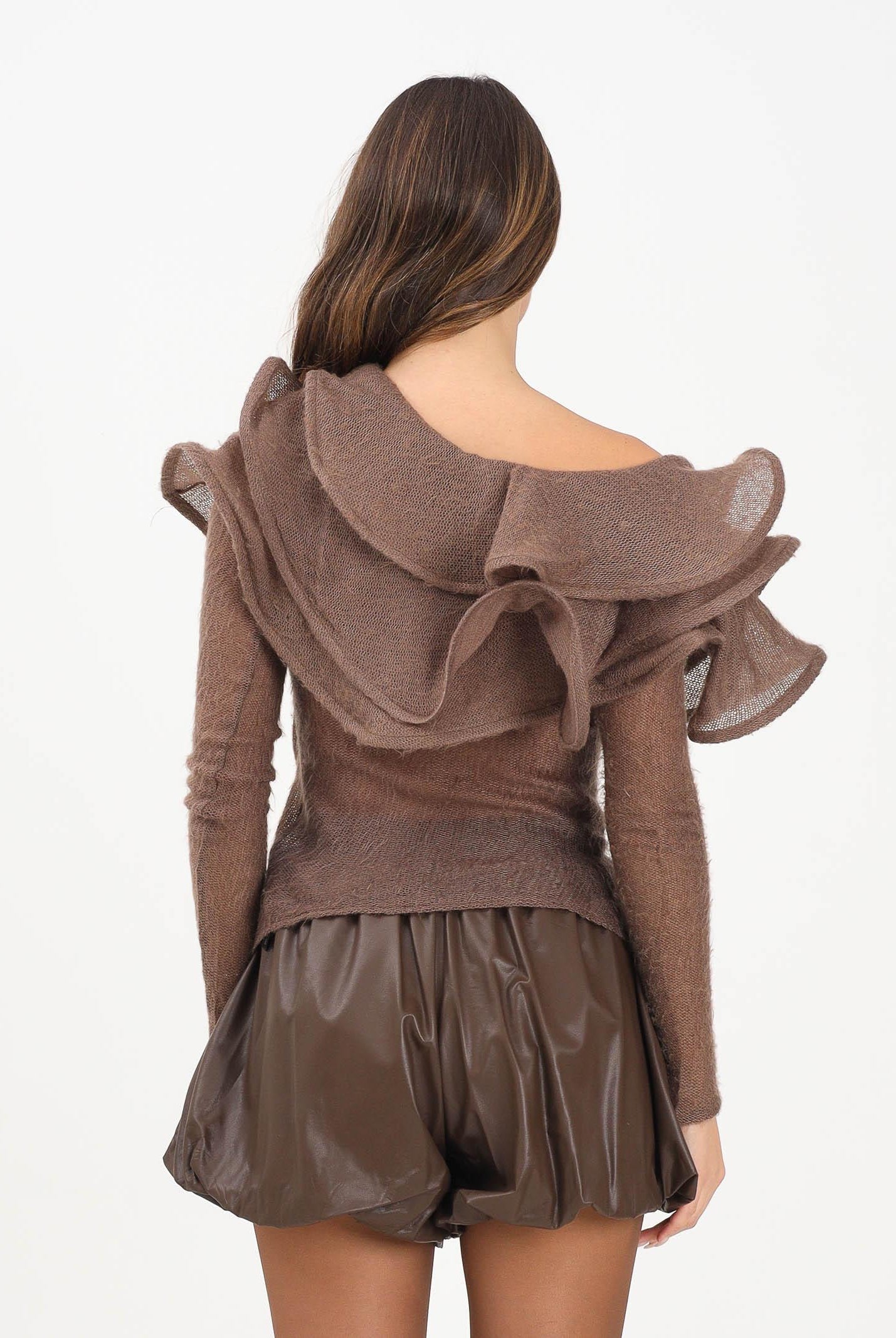 TPN Maglia Walpole marrone da donna WALPOLE132W5 I6 TPN