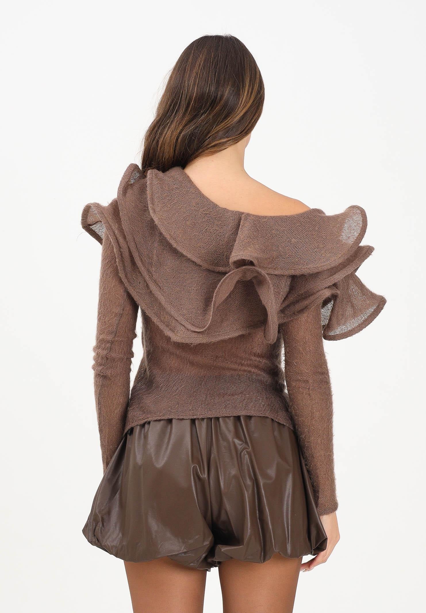 TPN Maglia Walpole marrone da donna WALPOLE132W5 I6 TPN