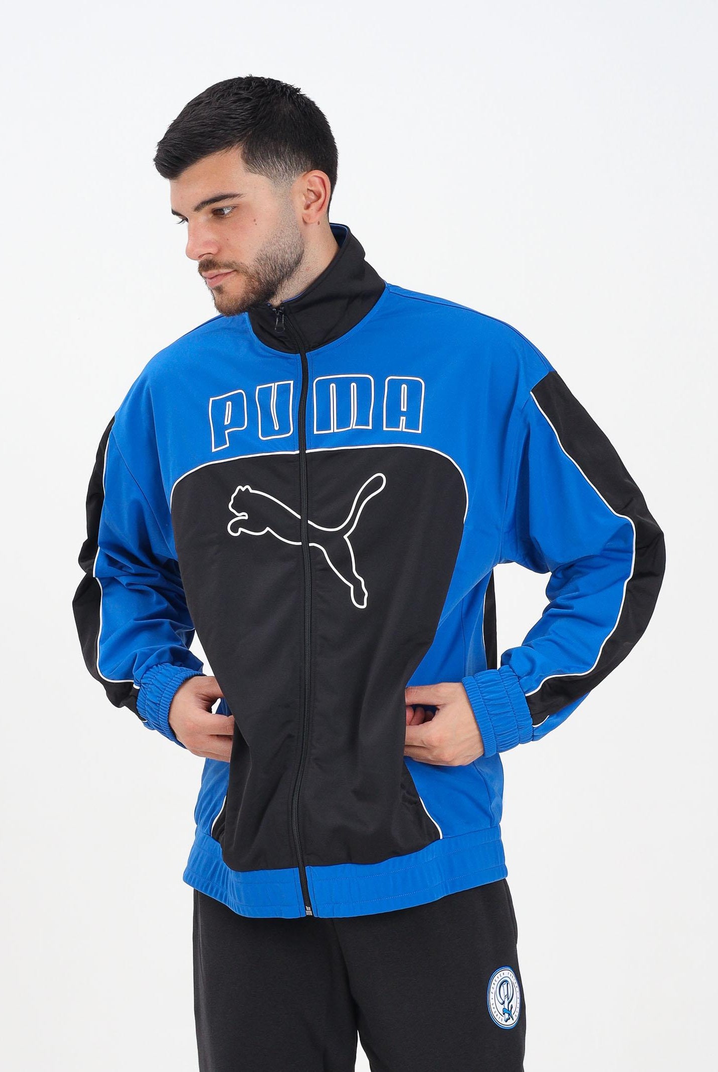 PUMA Giacca a vento FUTURE.PUMA.ARCHIVE blu e nera da uomo 632082 13 PUMA