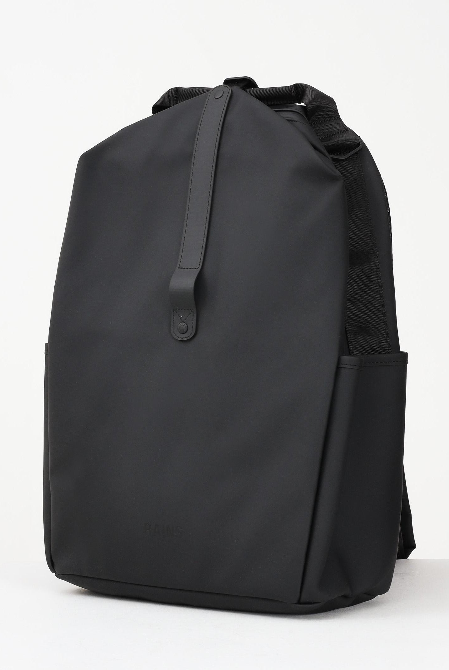 RAINS Zaino Clip Front nero per uomo e donna RA14890 BLA RAINS