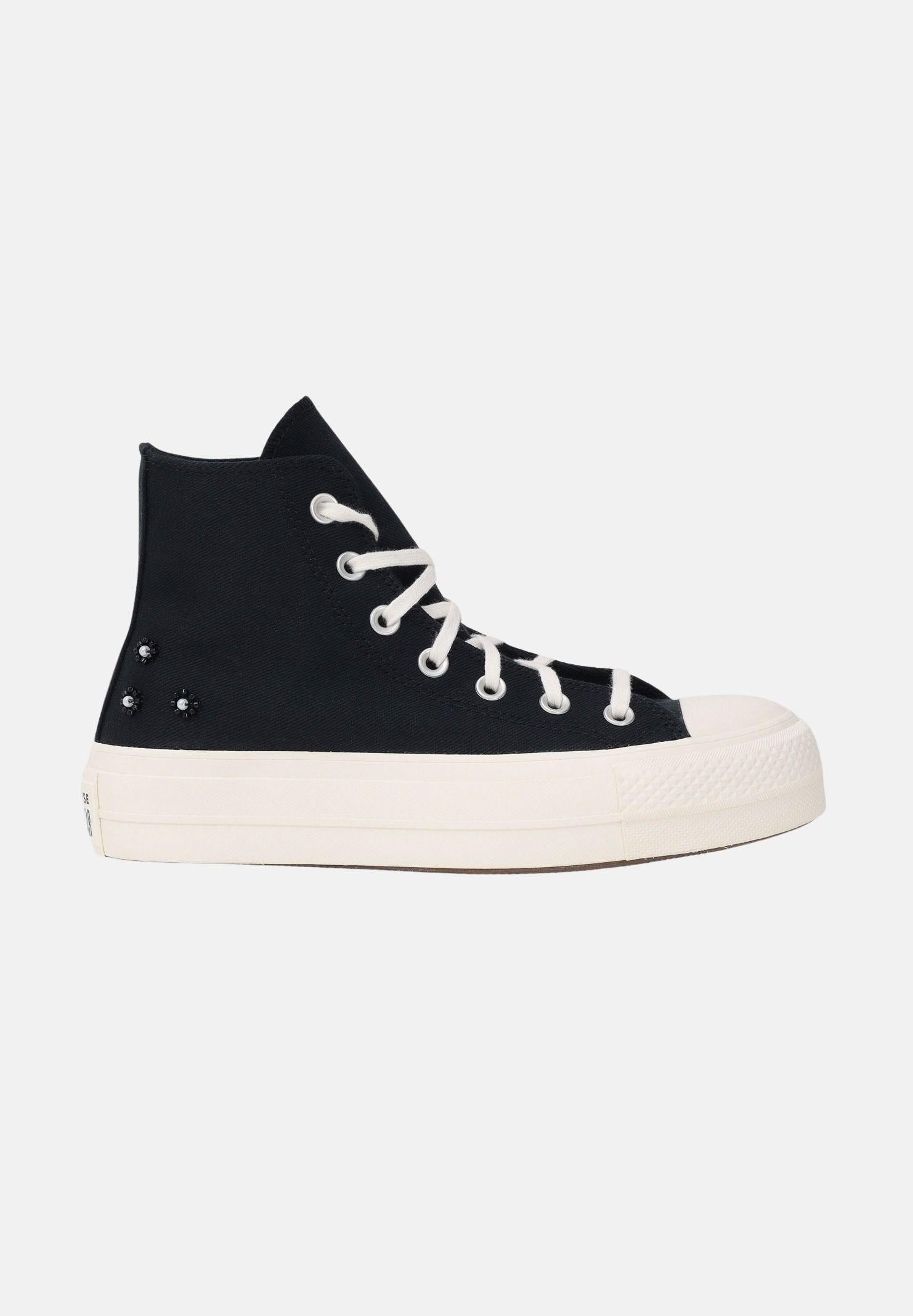 CONVERSE Sneakers Chuck Taylor All Star Lift Platform nere da donna A17787C . CONVERSE
