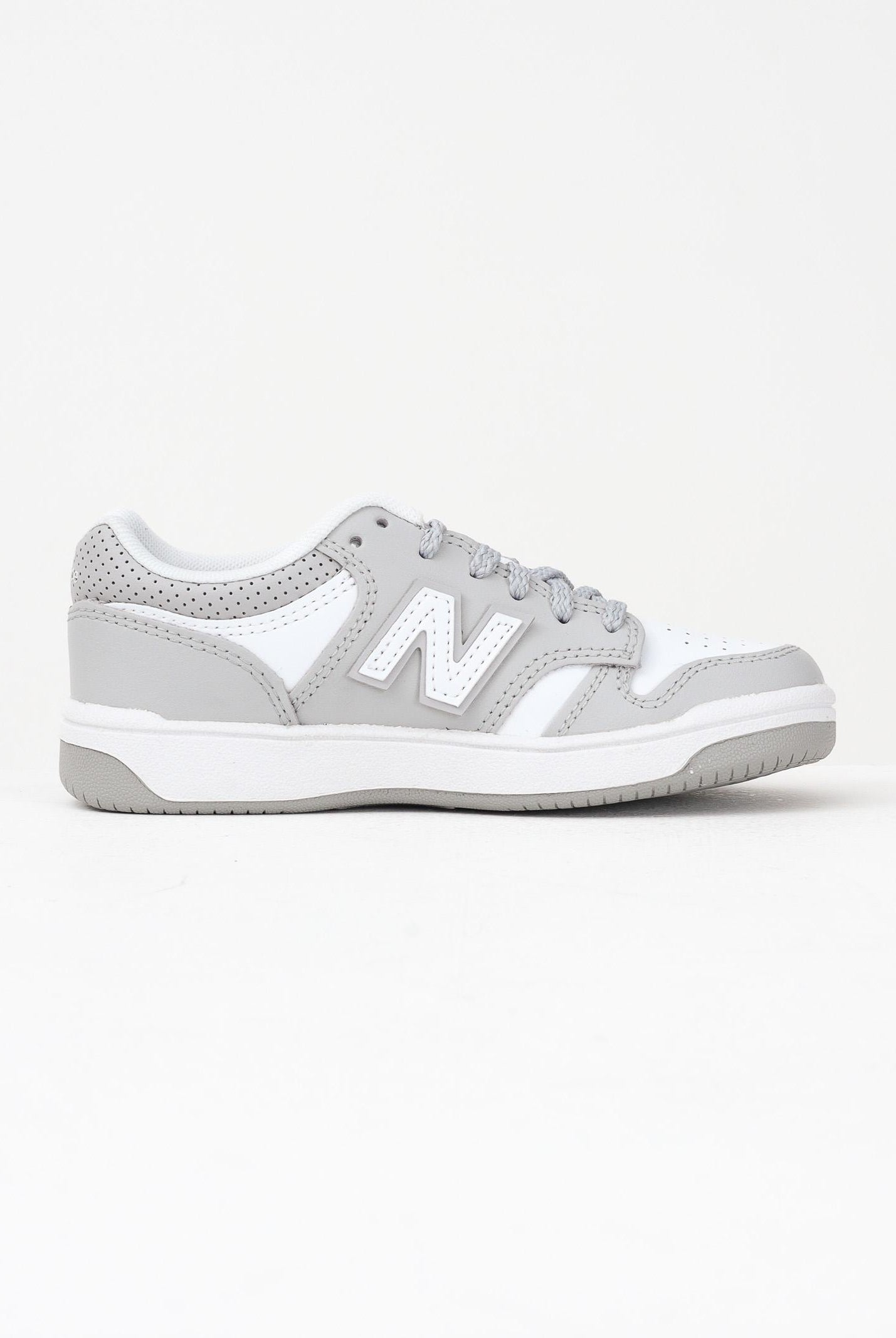 NEW BALANCE Sneakers 480 bianche e grigie per bambino e bambina PSB480WG NEW BALANCE