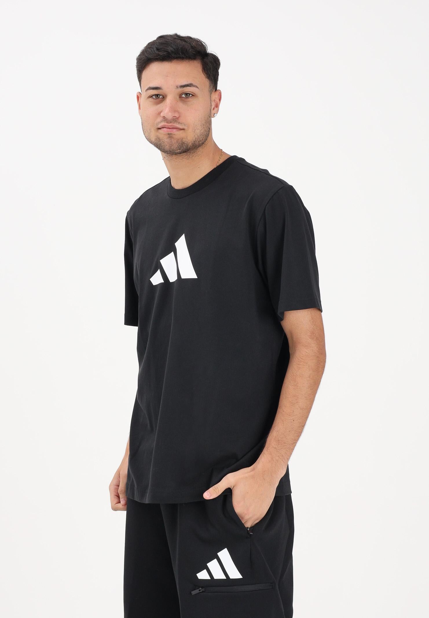 ADIDAS PERFORMANCE T-shirt a manica corta FUTURE ICONS nera da uomo JI8770 . ADIDAS PERFORMANCE