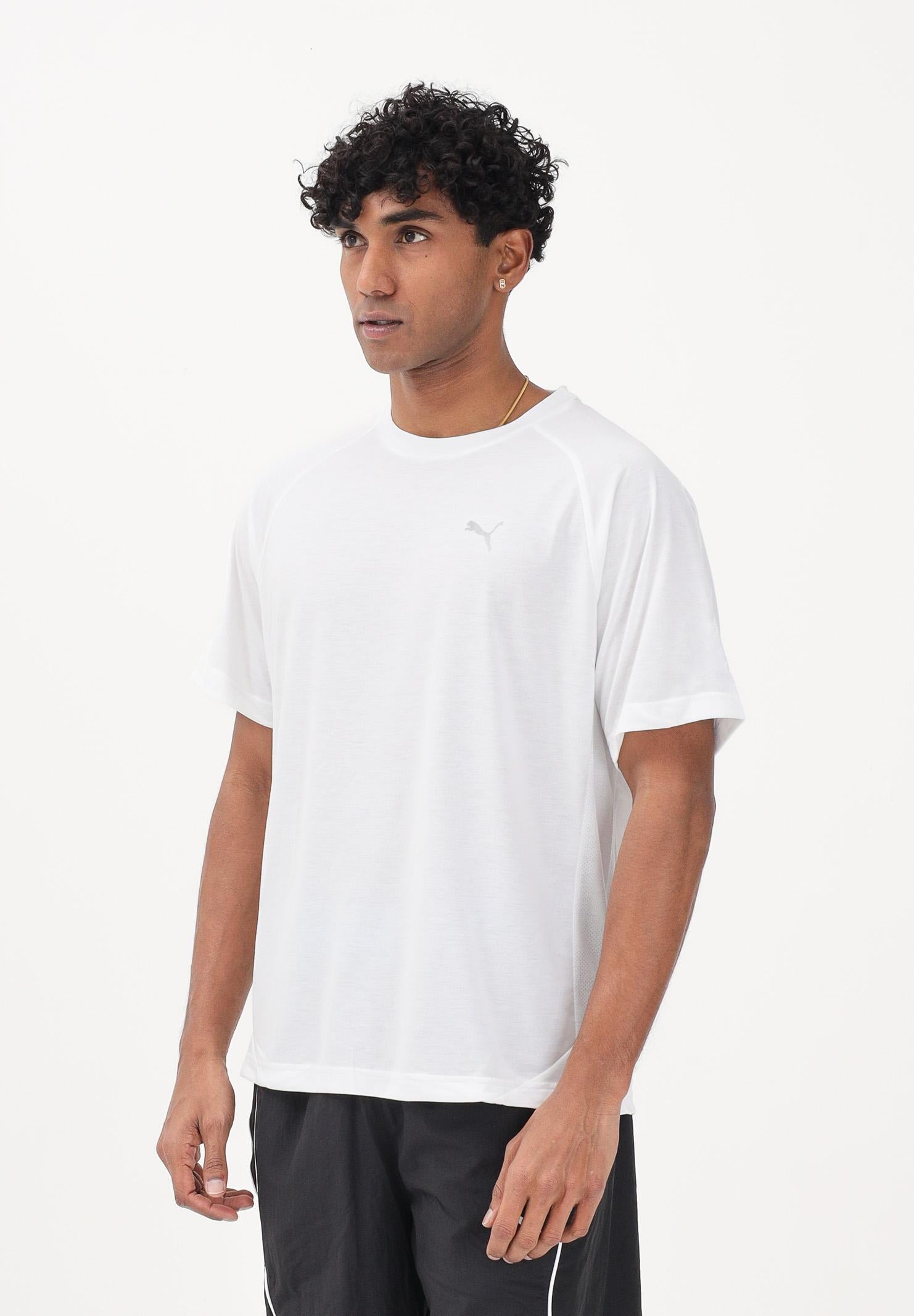 PUMA T-shirt a manica corta VELOCITY bianca da uomo 692189 02 PUMA
