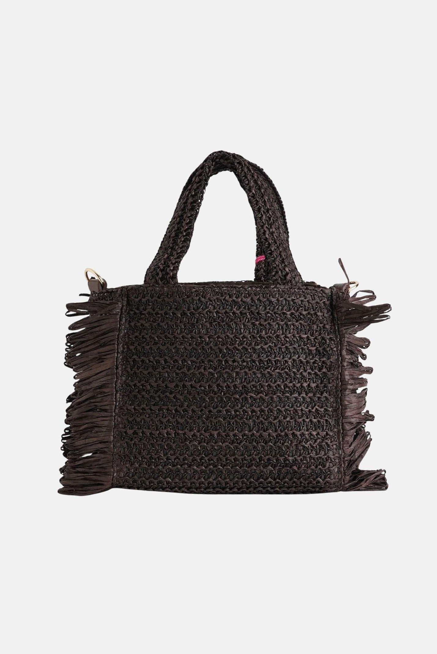 MARC ELLIS Borsa BUBY S CLAIRE L in rafia marrone da donna BUBY-S-CLAIRE-L MO MARC ELLIS