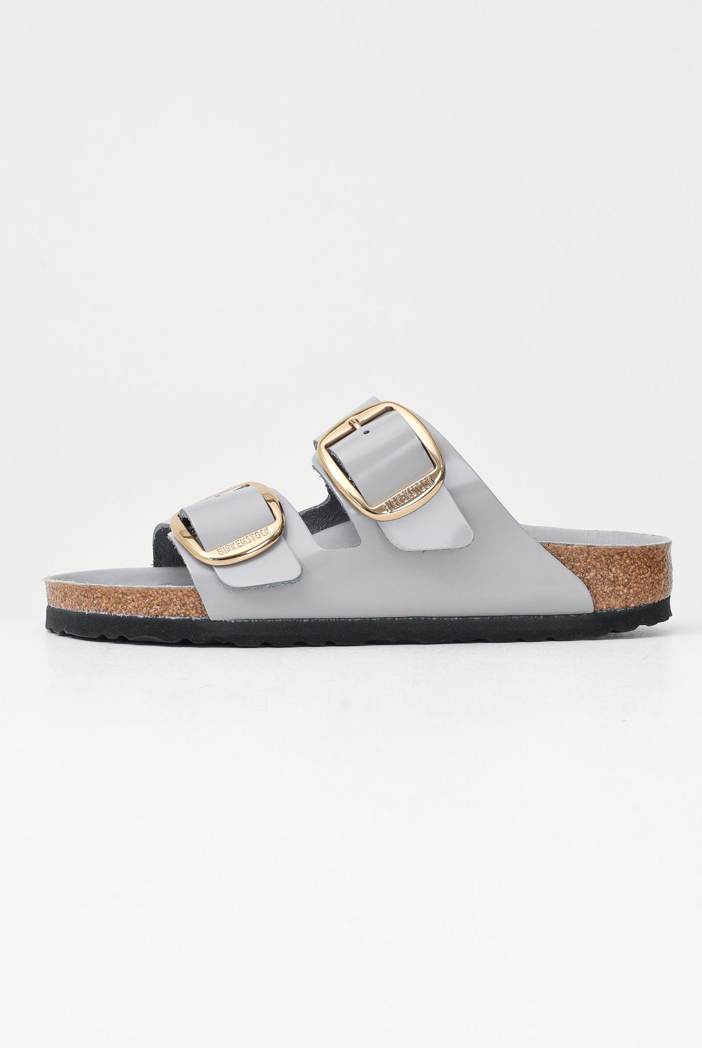 BIRKENSTOCK Ciabatte Arizona Big Buckle grigie da donna 1029391 . BIRKENSTOCK