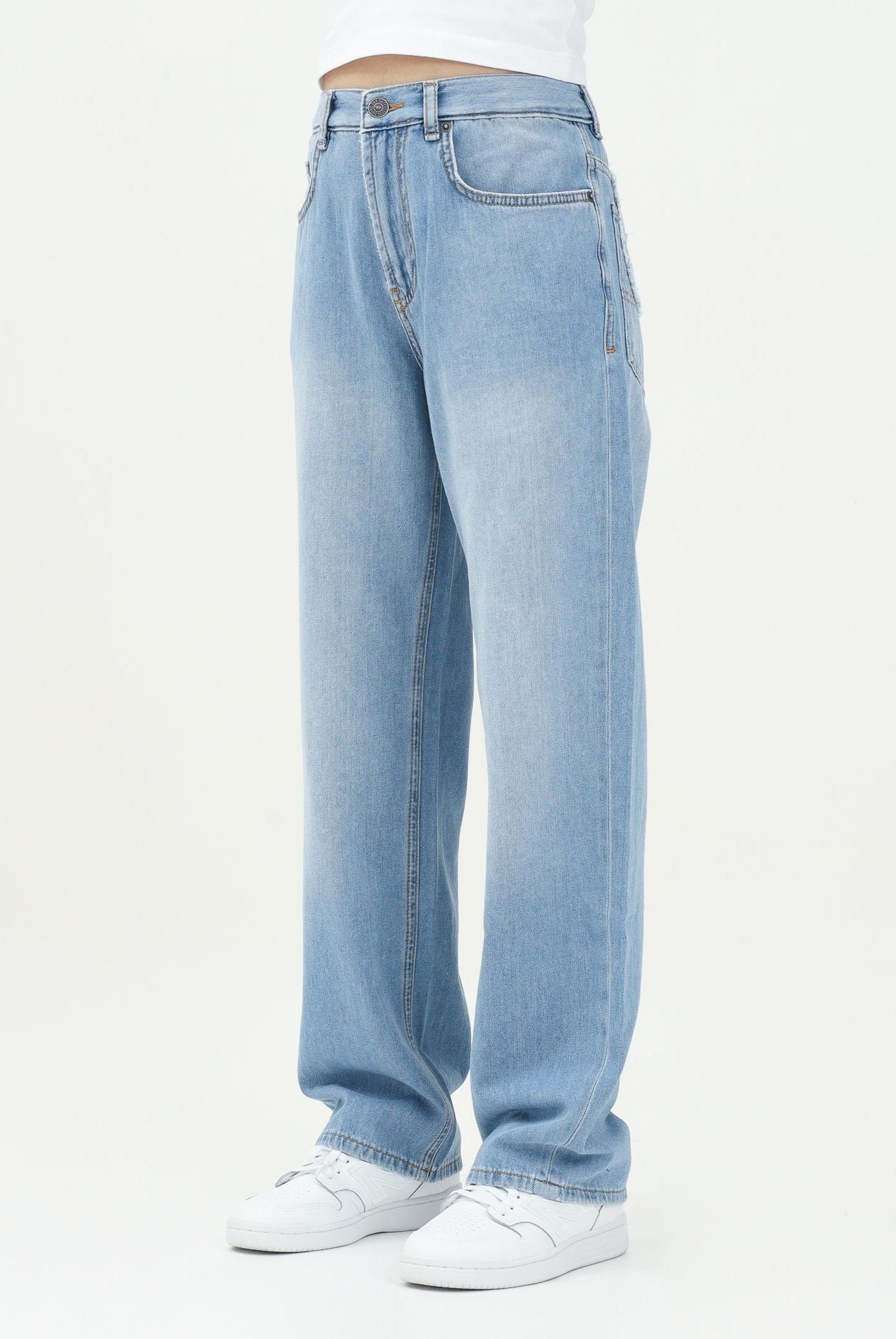 DIESEL Jeans 2001 D-Macro-J in denim chiaro per donna, ragazze e bambine J01923KXBNK K01 DIESEL