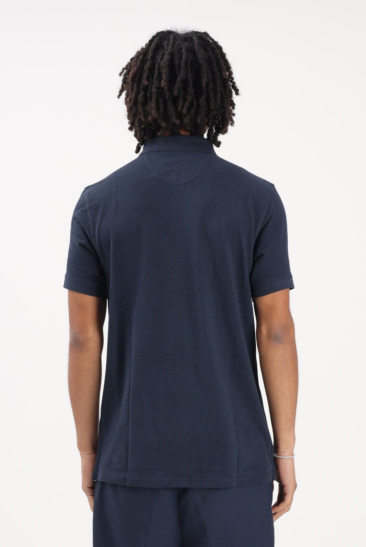BARBOUR Polo a manica corta Sports blu da uomo 261-MML1367 NY91 BARBOUR