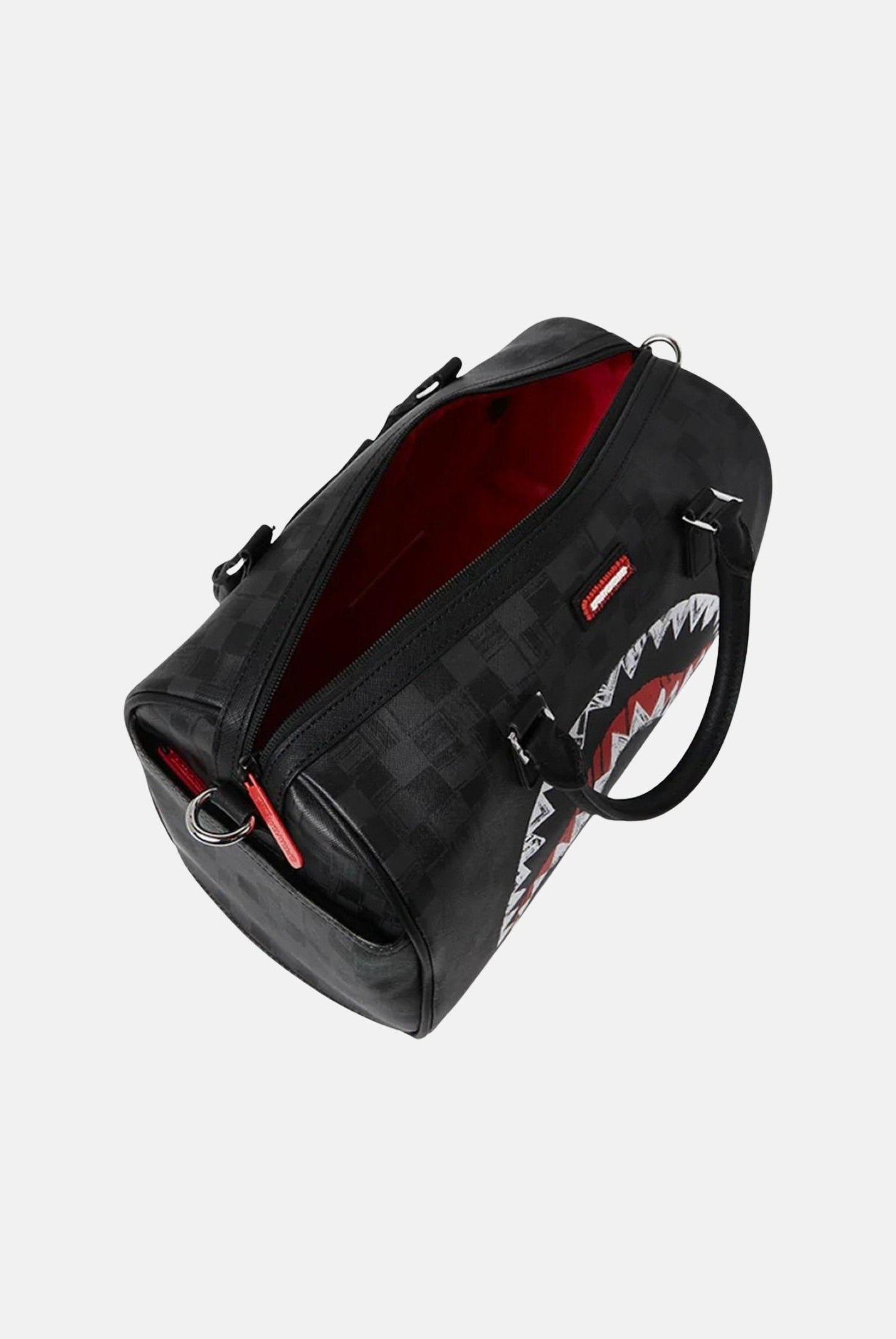 SPRAYGROUND Borsone SCRIBBLE SHARK MINI DUFFLE nero per uomo e donna 910D8347NSZ . SPRAYGROUND