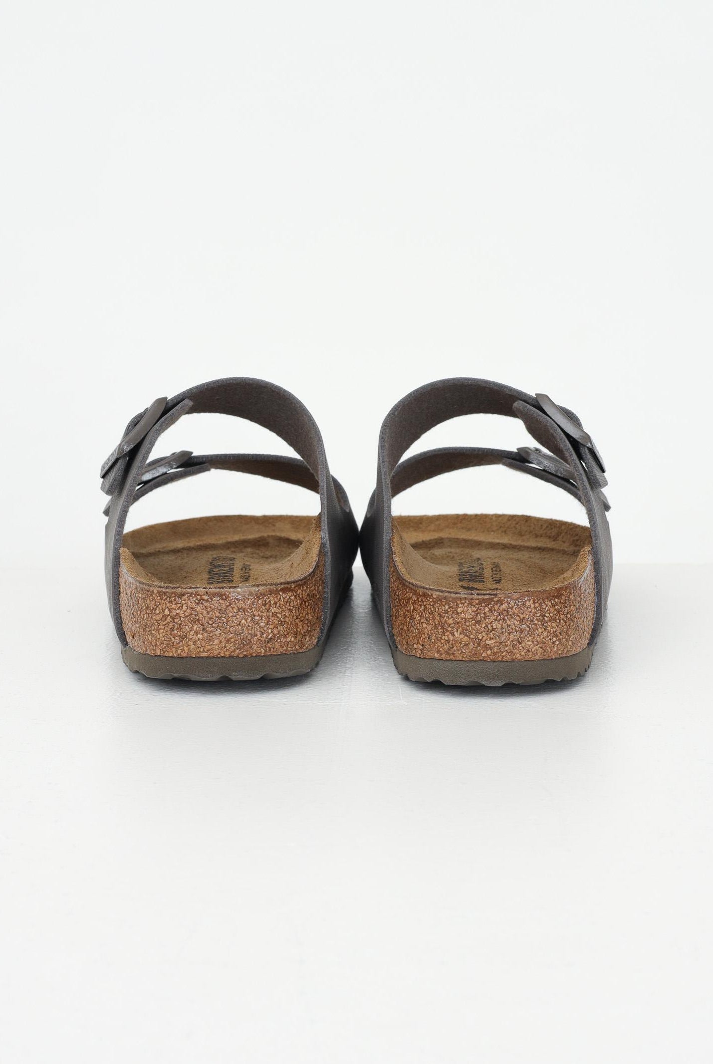 Ciabatte Arizona Birko-Flor grigie da uomo 1028163 BIRKENSTOCK