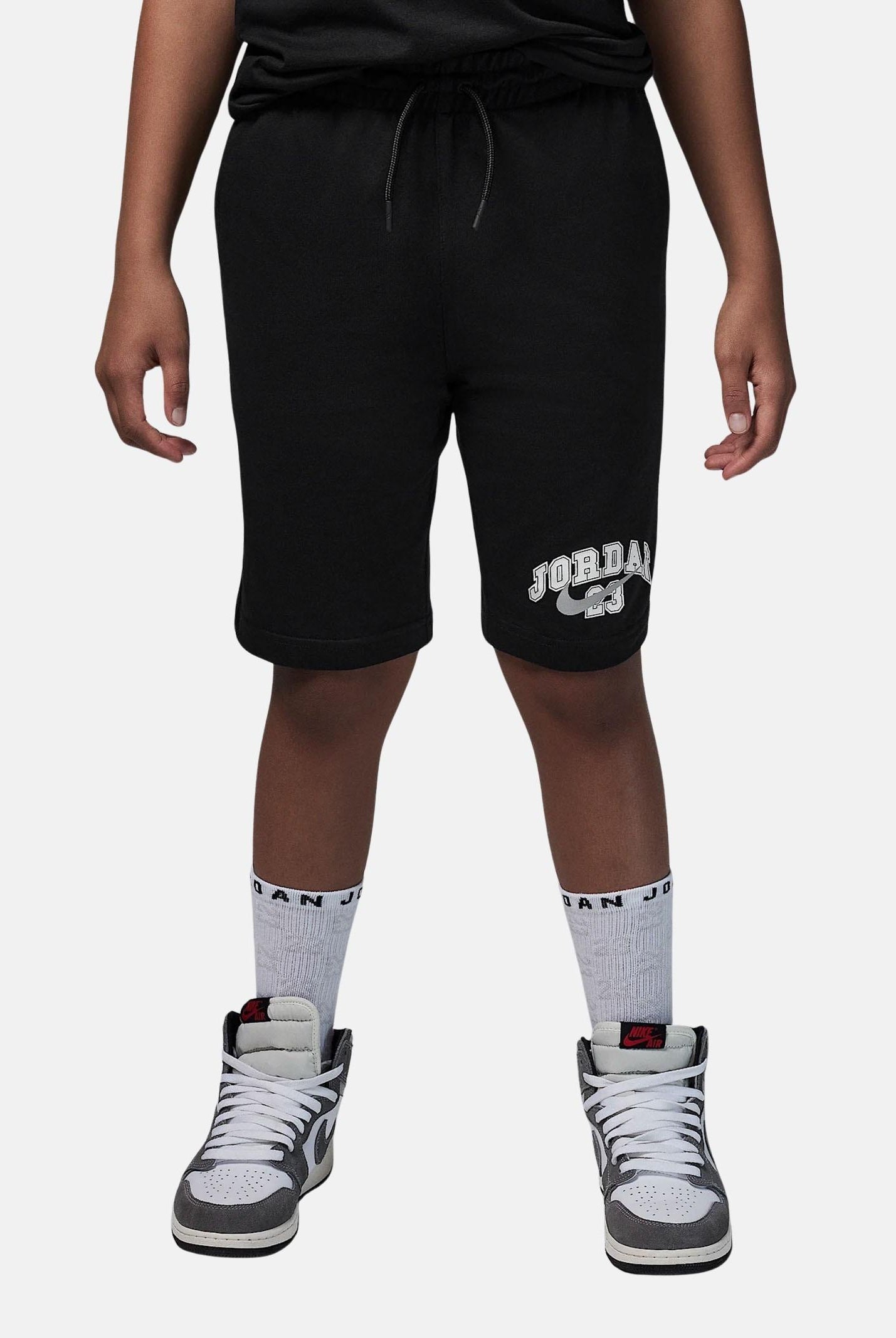 JORDAN Shorts sportivo MVP French Terry nero da bambino 95F051 023 JORDAN