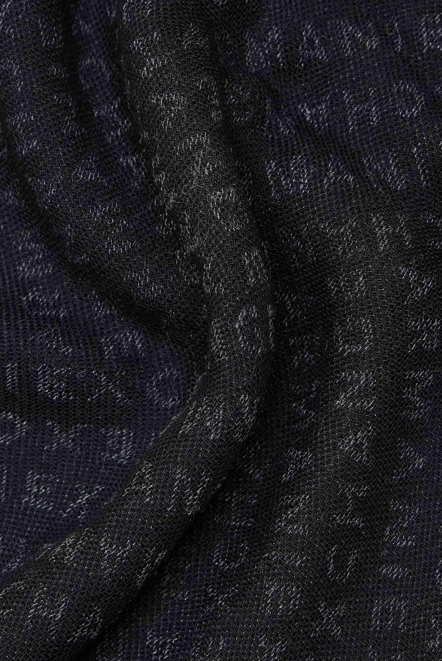 ARMANI EXCHANGE Pashmina nera per uomo e donna caratterizzata da una trama jacquard con logo XM001714AF17470 FC022 ARMANI EXCHANGE