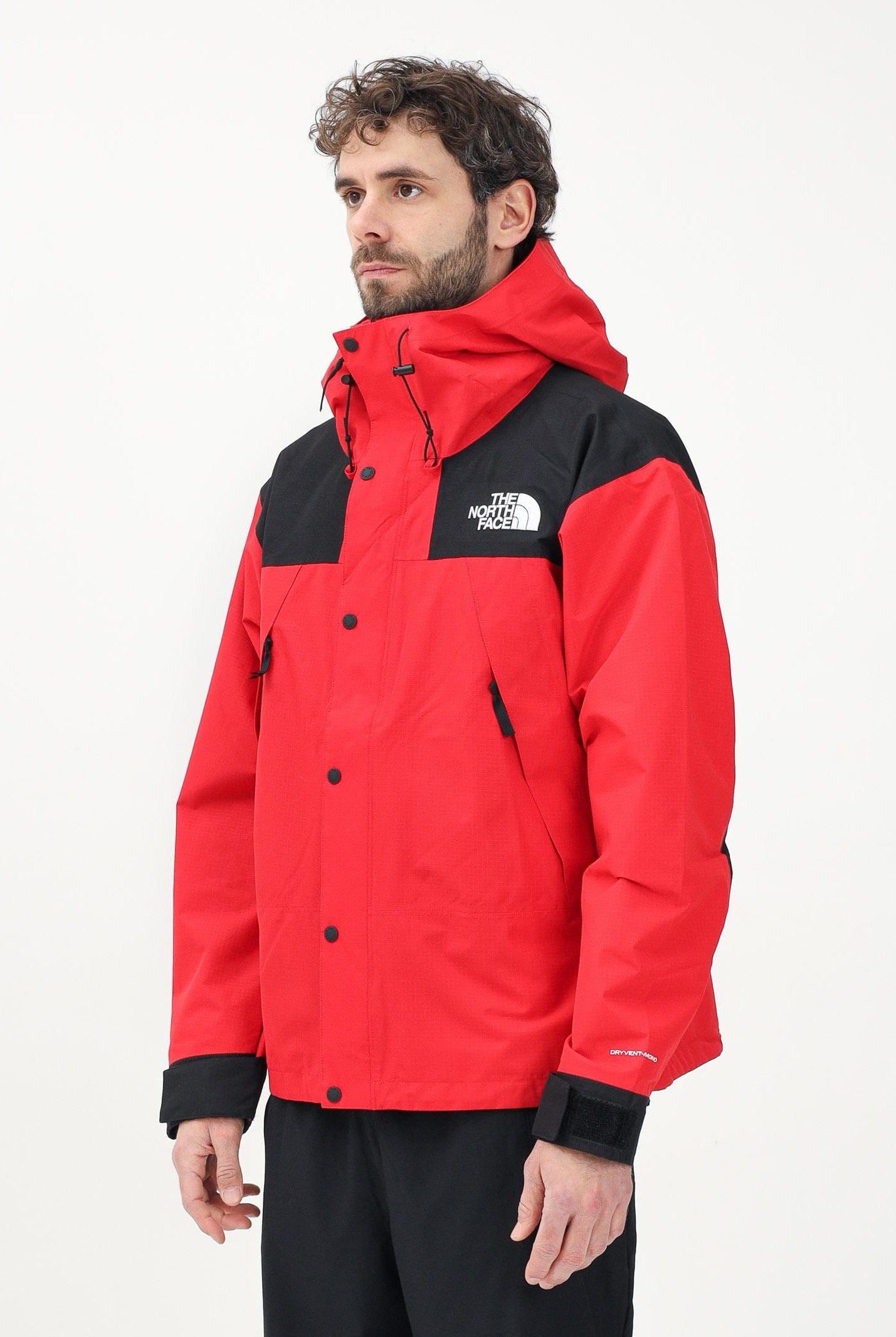 THE NORTH FACE Giacca a vento Mountain Mono rossa da uomo NF0A88XFKZ31 THE NORTH FACE