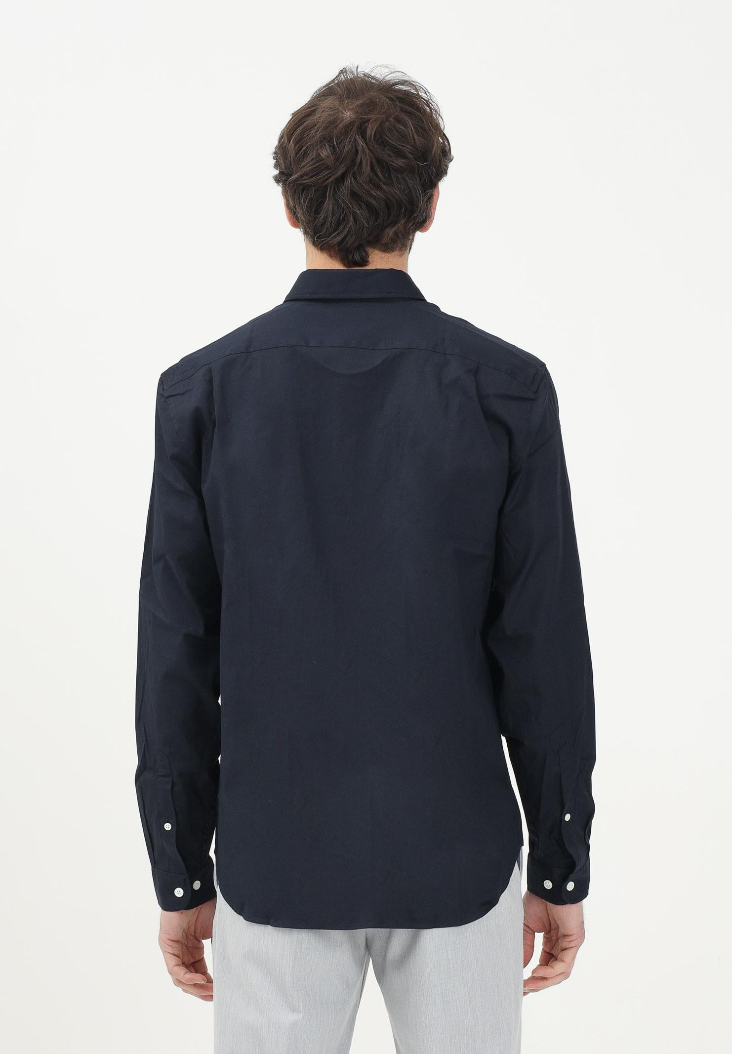 LACOSTE Camicia a manica lunga blu da uomo CH2933 HDE LACOSTE