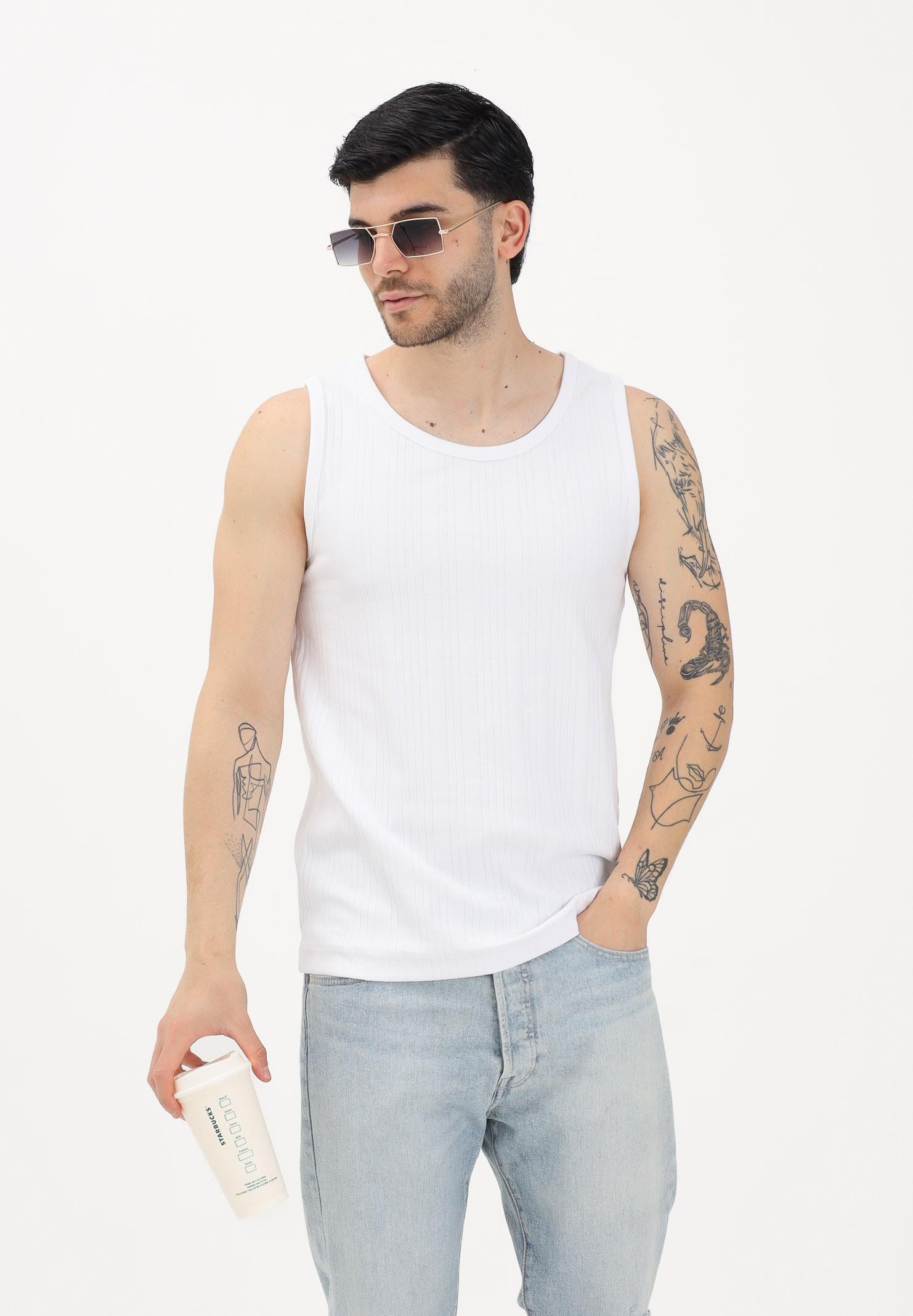 SELECTED HOMME Canotta bianca da uomo 16101626 BRWI SELECTED HOMME