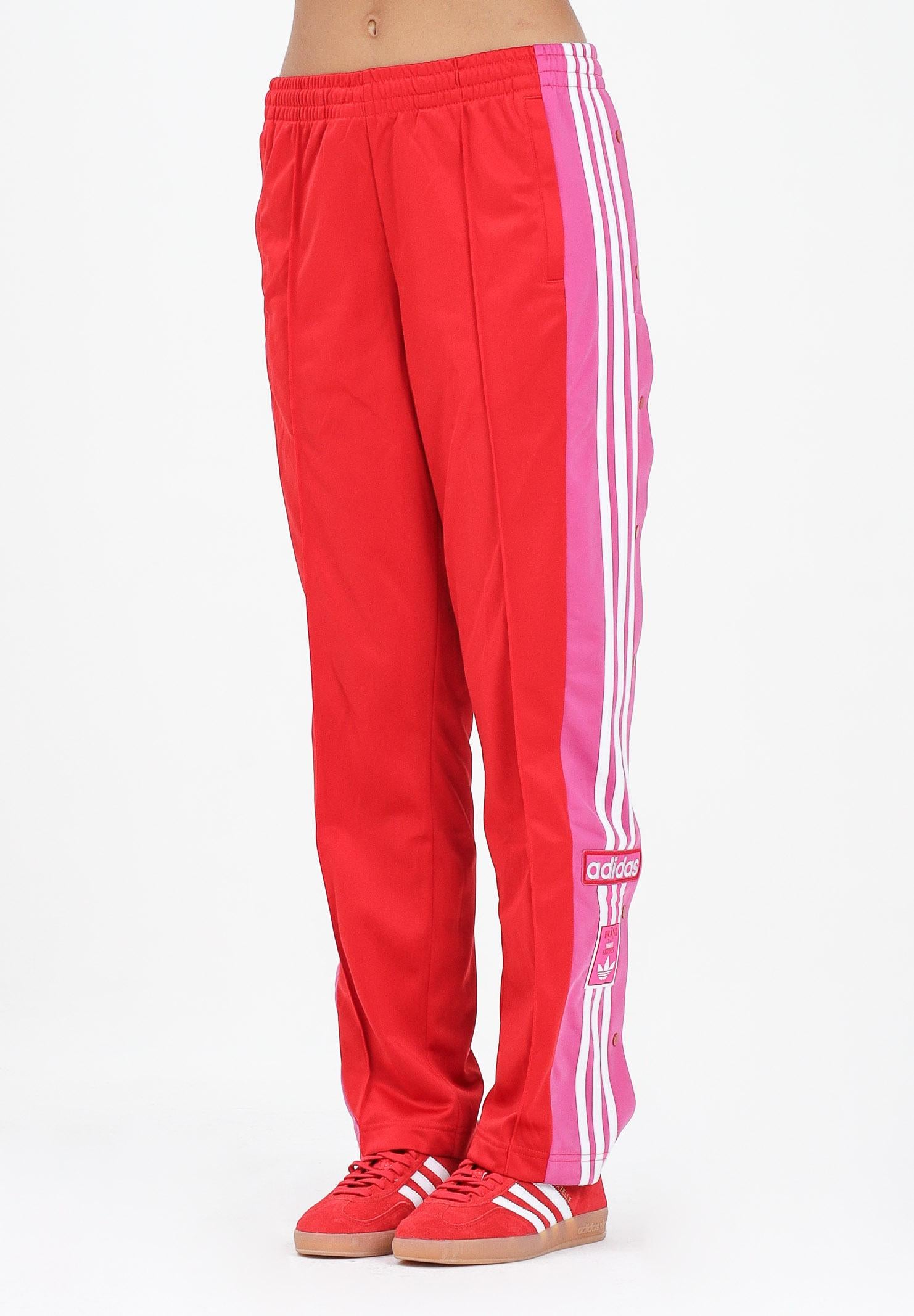 ADIDAS ORIGINALS Pantalone sportivo Adibreak rosso e rosa da donna JV8553 ADIDAS ORIGINALS