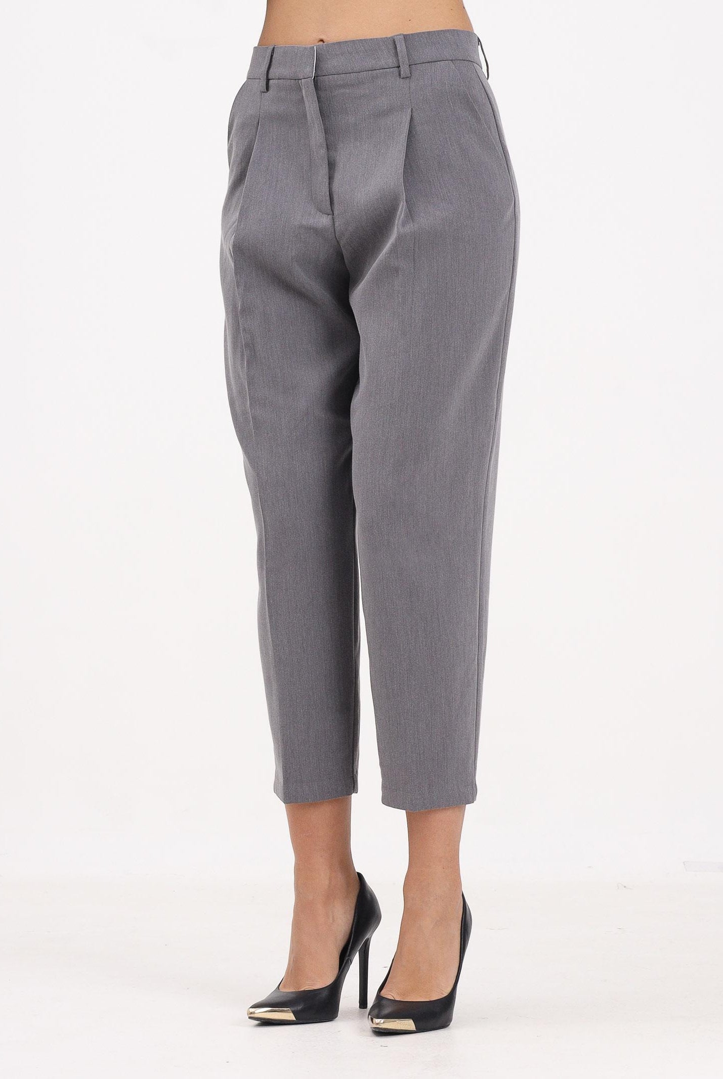JDY Pantalone elegante grigio da donna 15356690 LightGreyMel JDY