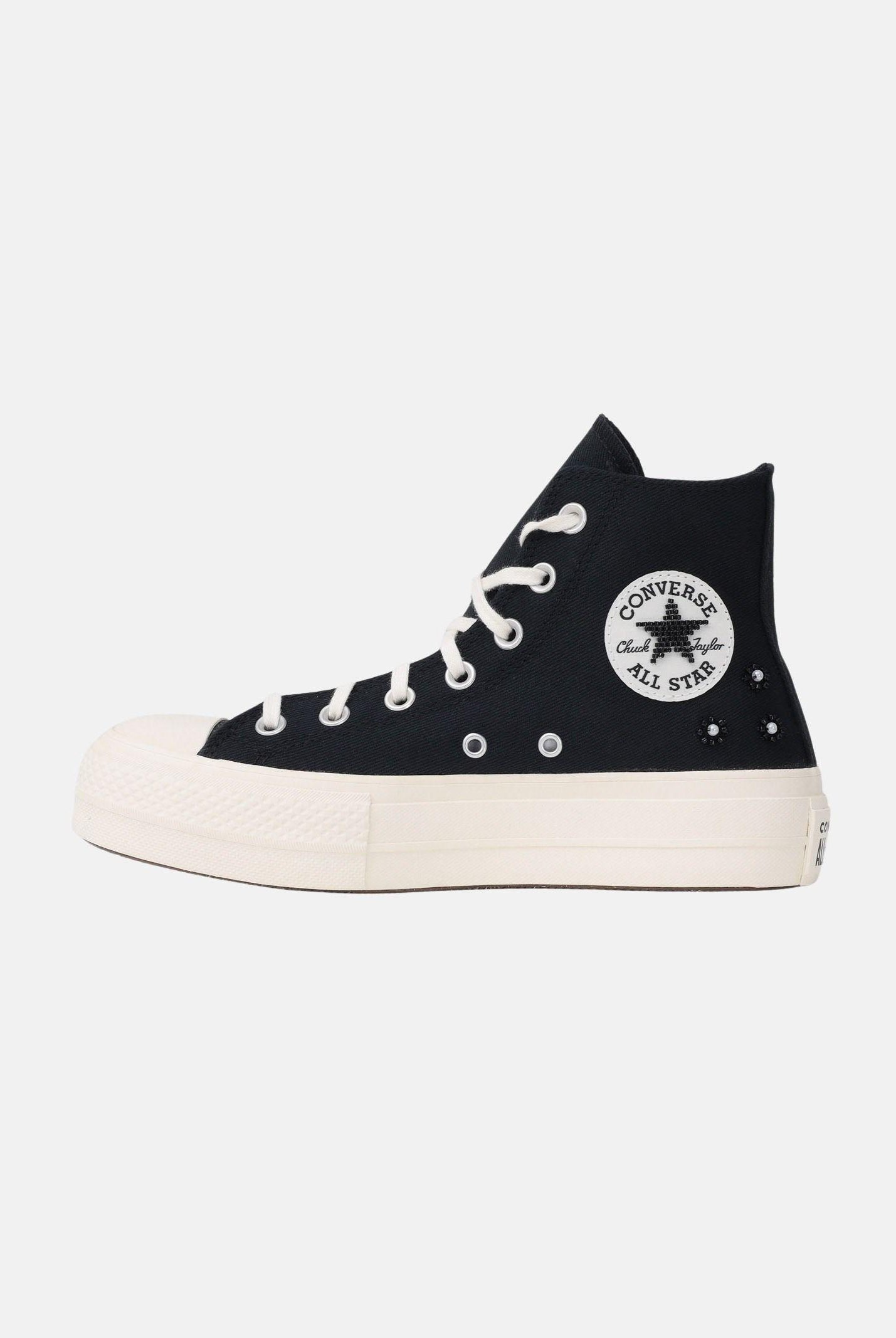 CONVERSE Sneakers Chuck Taylor All Star Lift Platform nere da donna A17787C . CONVERSE
