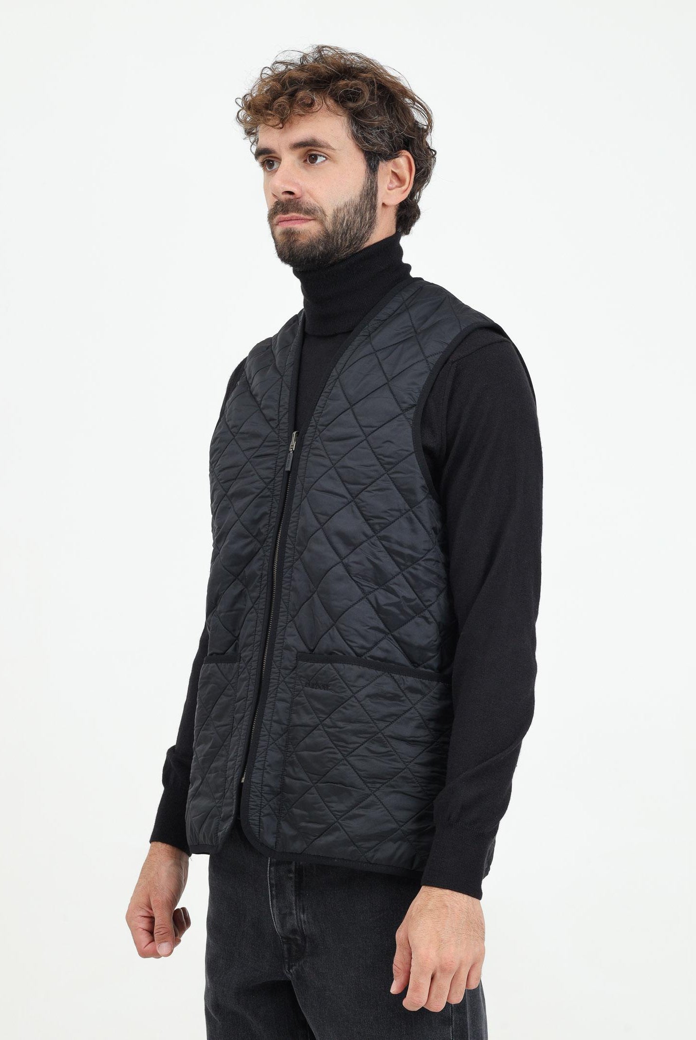 BARBOUR Giubbotto smanicato / fodera nero da uomo 242-MLI0002MLI BK91 BARBOUR