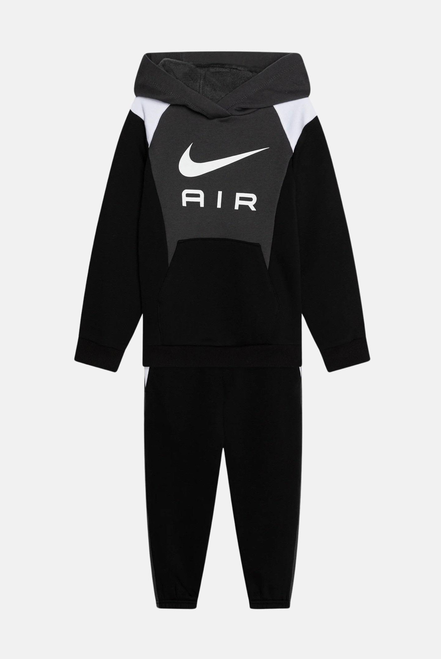 Tuta grigia e nera da neonato 66M260 023 NIKE