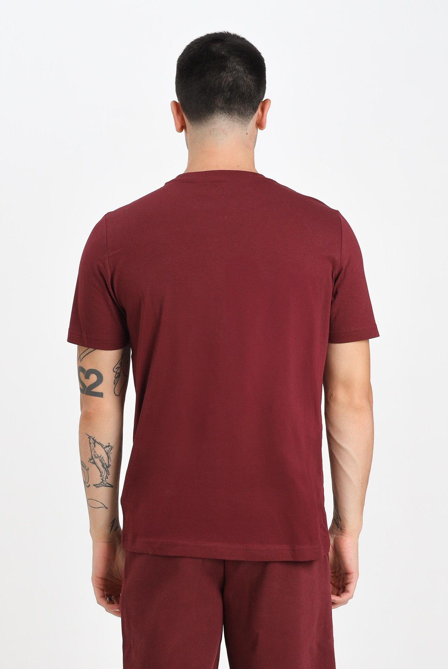 PUMA T-shirt a manica corta Essentials bordeaux da uomo 684717 96 PUMA