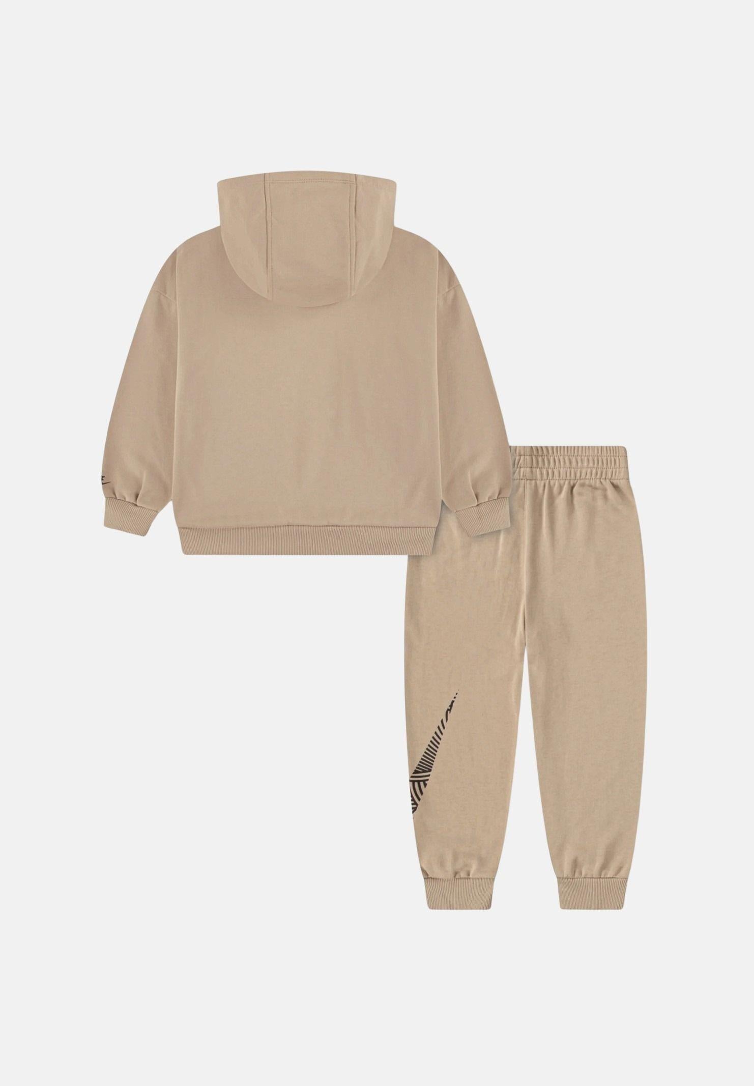 NIKE Tuta In The Zone beige da neonato 66N738 X0L NIKE