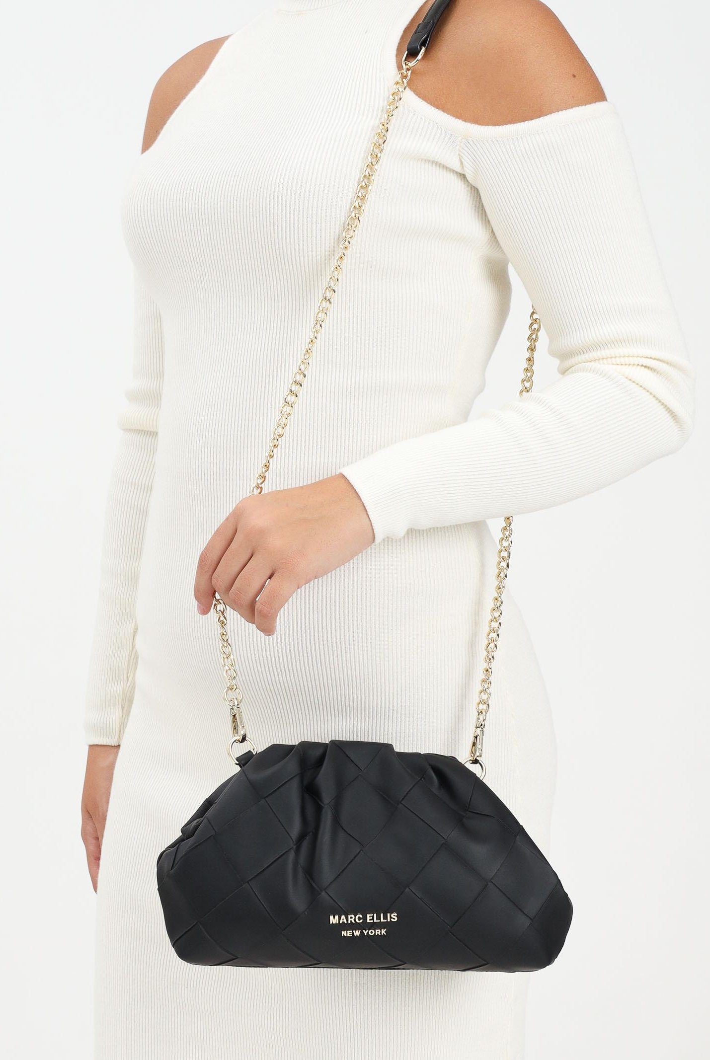 MARC ELLIS Pochette Hip Bag nera da donna HIP-BAG BLGO MARC ELLIS