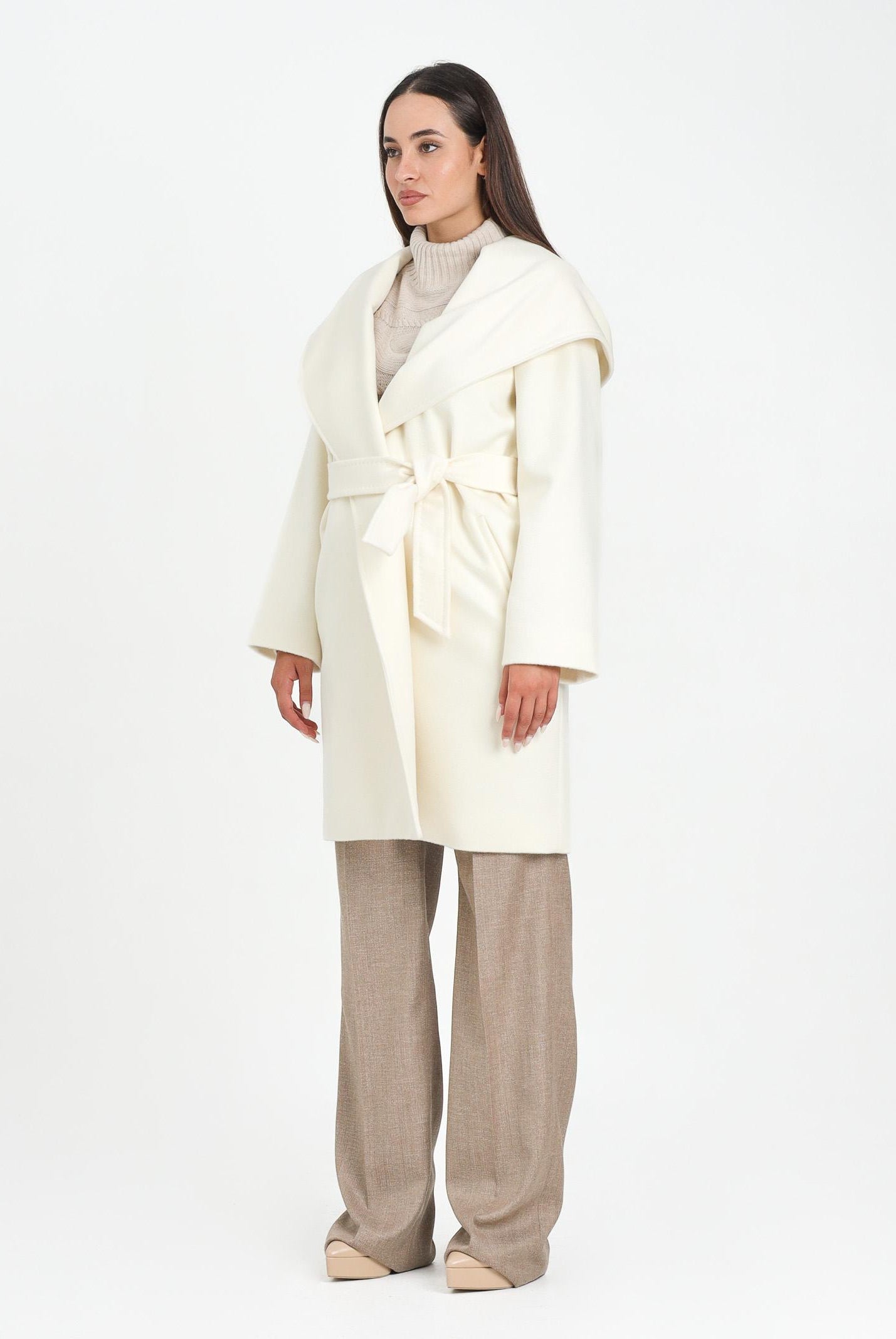 MAX MARA Cappotto NEWMANG panna da donna 2526016061600 001 MAX MARA