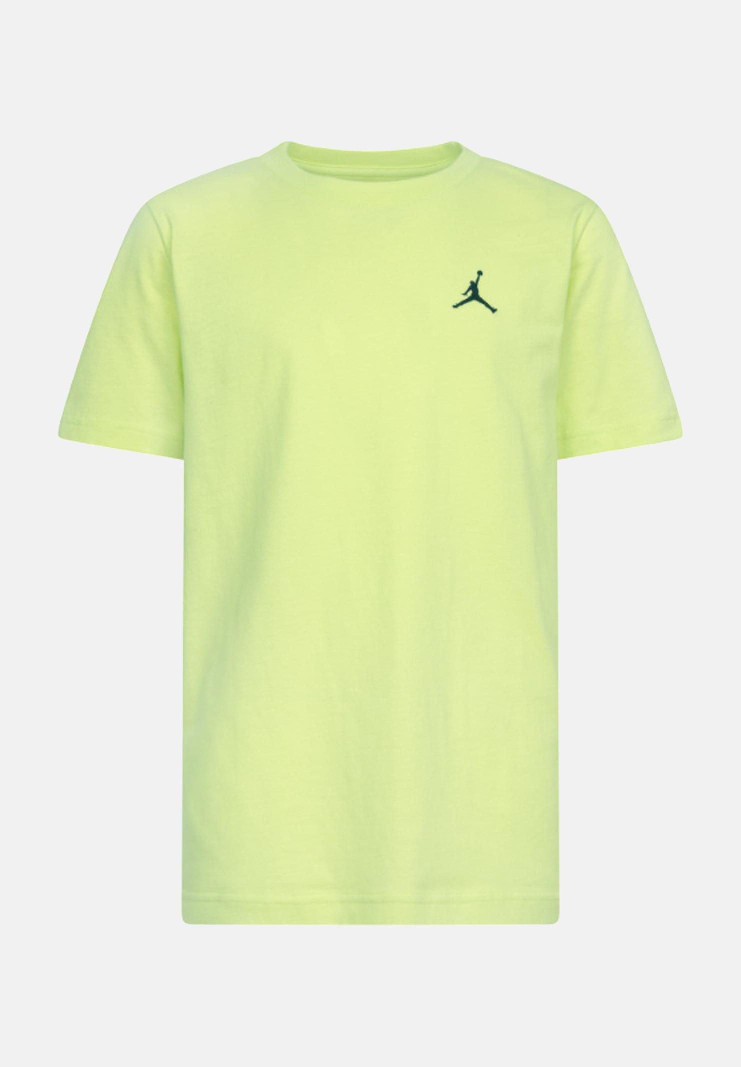 JORDAN T-shirt a manica corta fluo per bambino e bambina con ricamo Jumpman 95D266 Y0G JORDAN