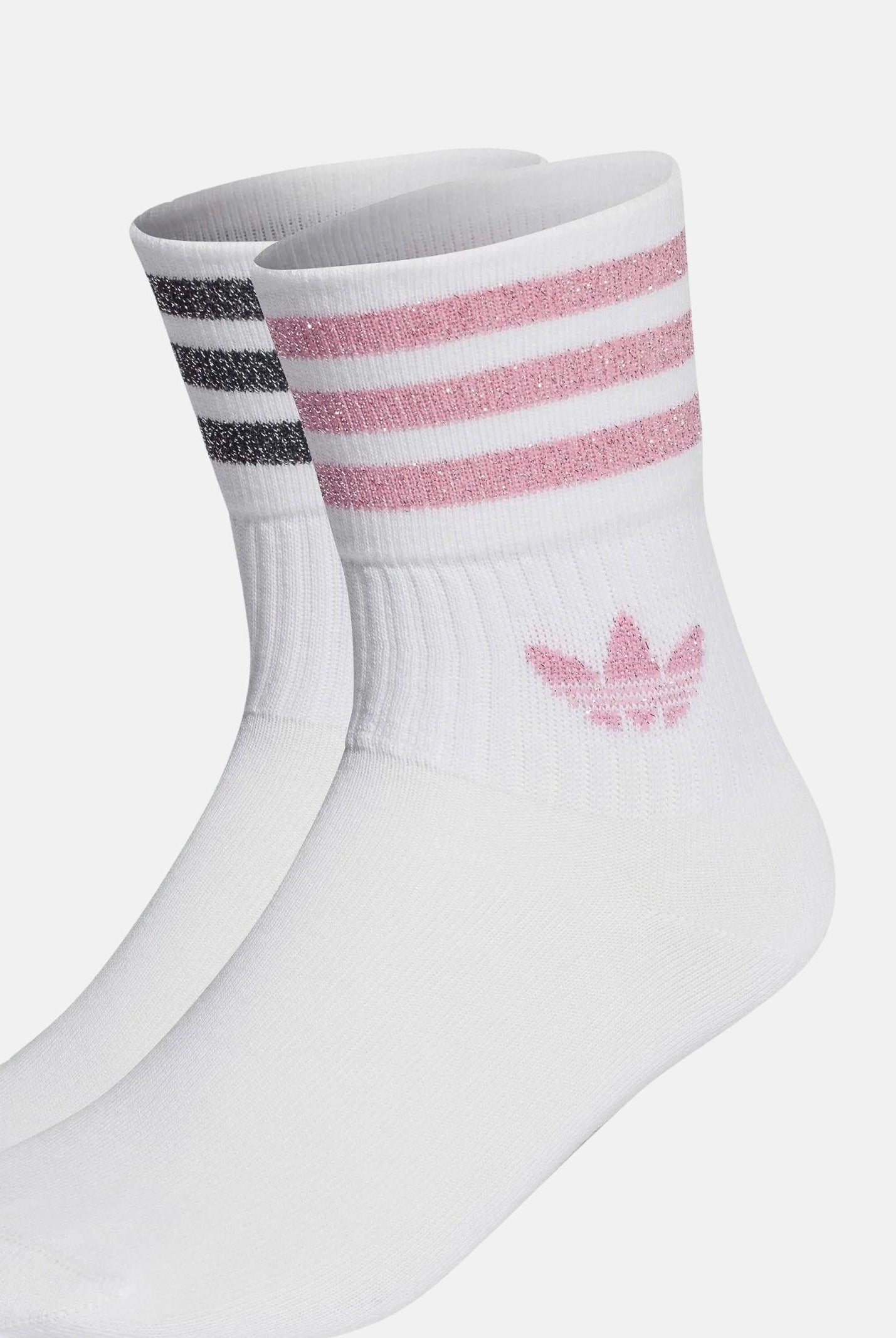 ADIDAS ORIGINALS Calzini (2paia) Glitter bianchi da donna HK0301 . ADIDAS ORIGINALS