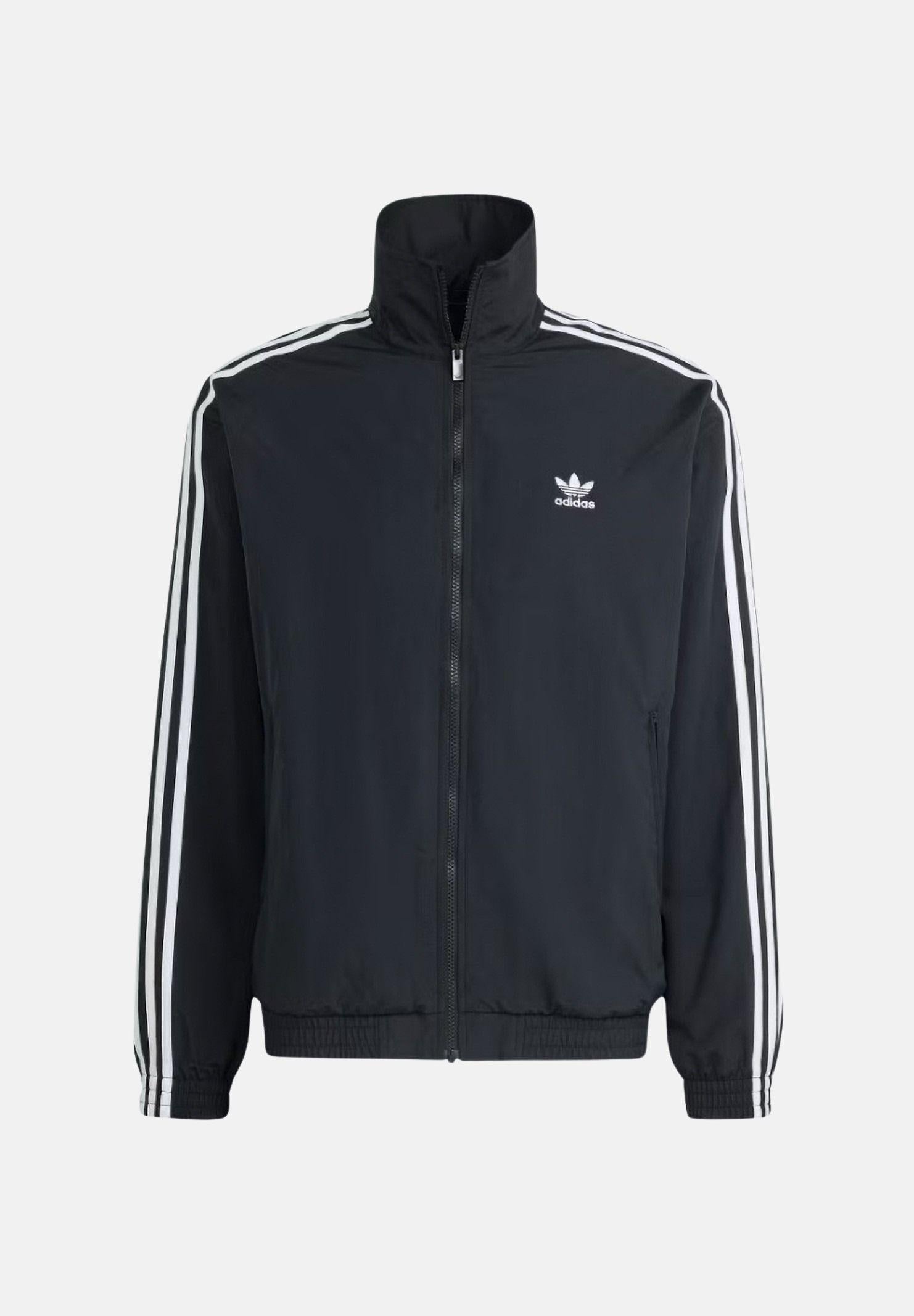 ADIDAS ORIGINALS Giacca a vento Adicolor Woven Firebird nera da uomo IT2491 . ADIDAS ORIGINALS