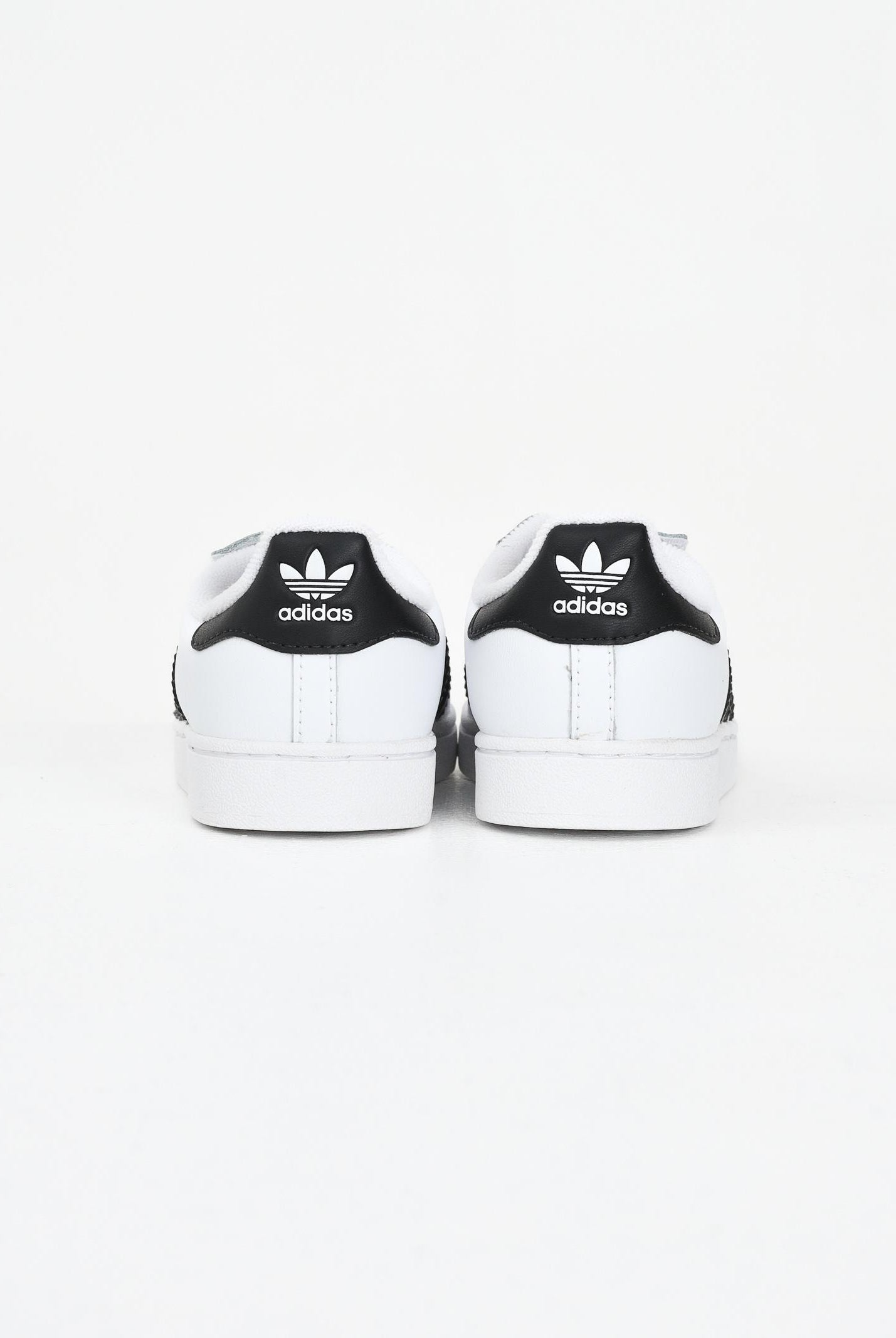 ADIDAS ORIGINALS Sneakers Superstar II Elastic Lace bianche e nere da neonato JH9984 . ADIDAS ORIGINALS