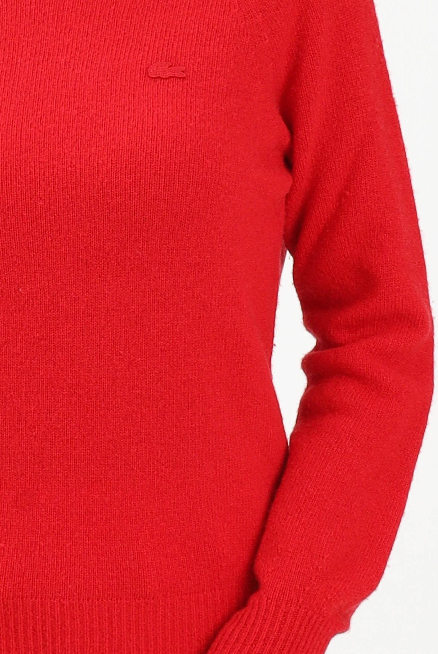 LACOSTE Maglioncino girocollo rosso da donna AF4160 240 LACOSTE