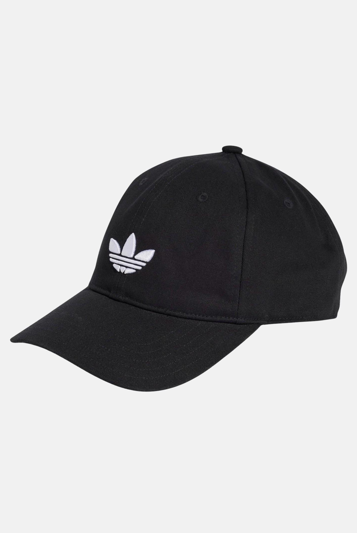 ADIDAS ORIGINALS  Cappello con visiera Adicolor Classic Trefoil nero per uomo e donna JC6023  ADIDAS ORIGINALS