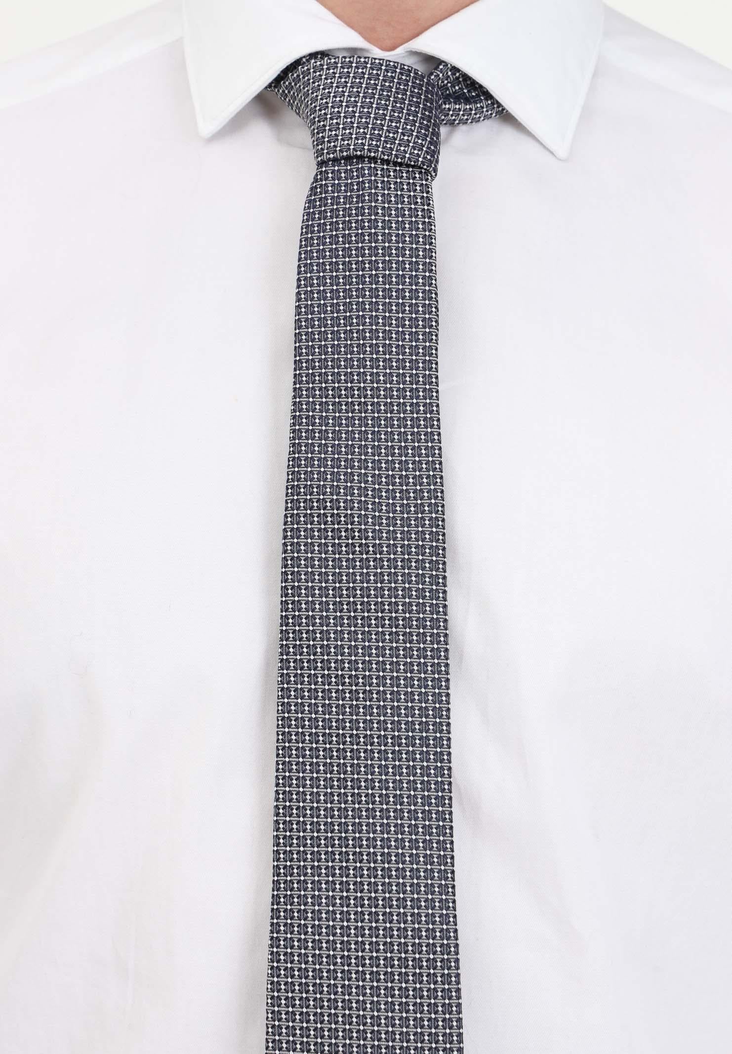 LANVIN Cravatta blu da uomo a fantasia 3103 5 LANVIN