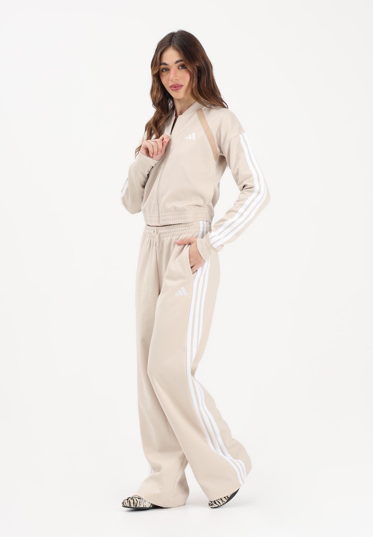 ADIDAS PERFORMANCE Tuta Teamsport beige da donna KB8181 . ADIDAS PERFORMANCE