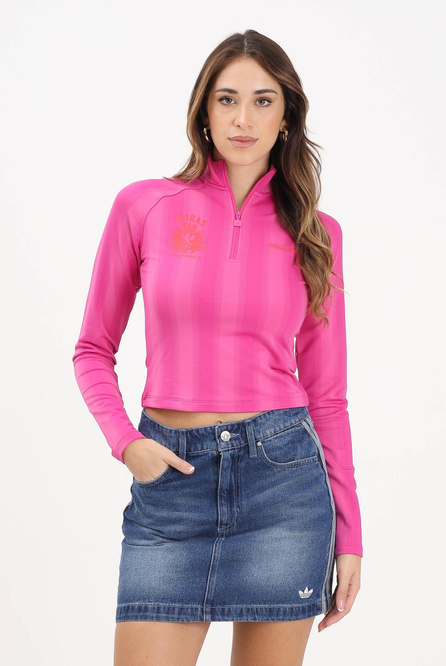 ADIDAS ORIGINALS Maglia Graphic Football fucsia da donna JW3638 ADIDAS ORIGINALS