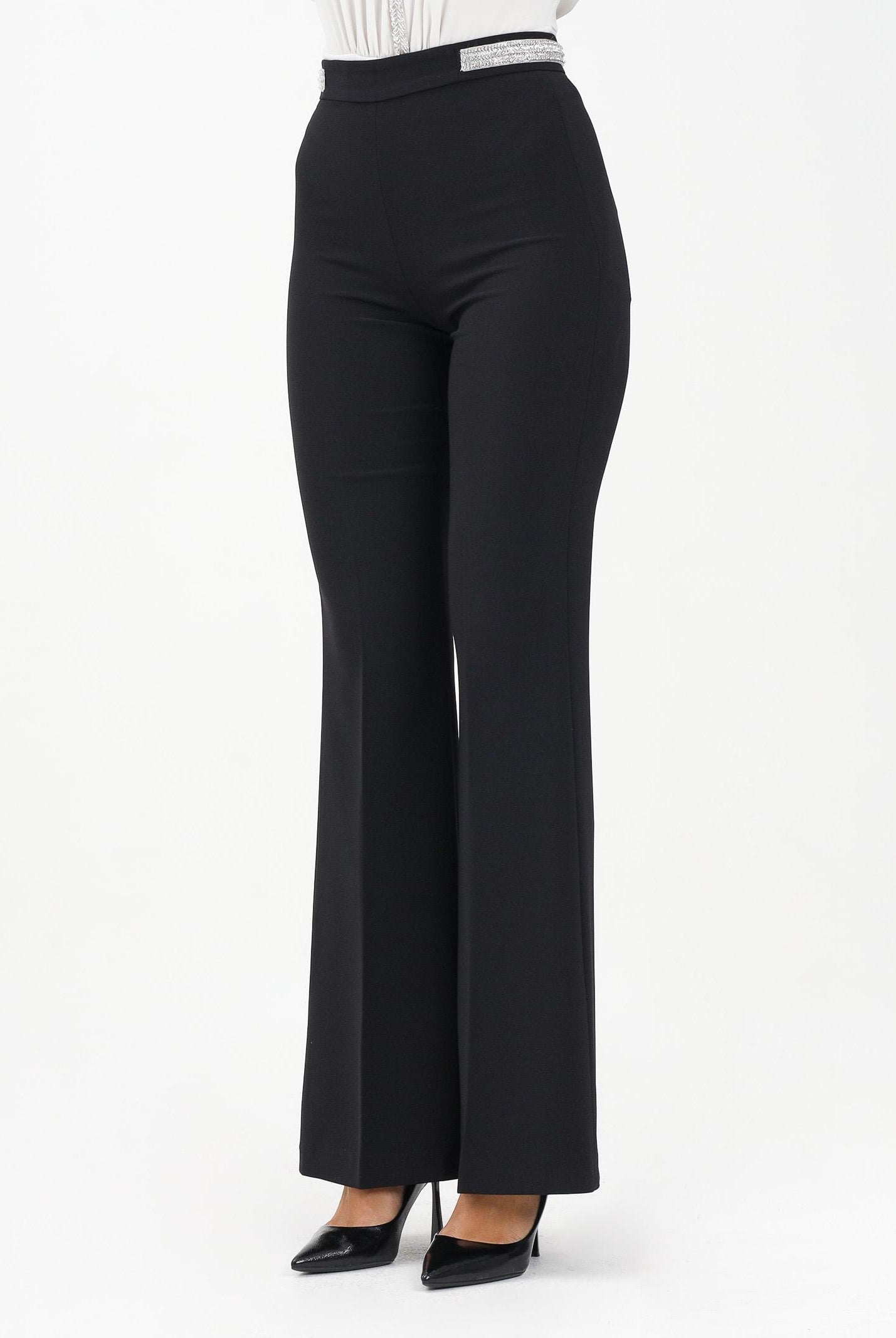 ALMA SANCHEZ Pantalone Pasia nero da donna AS2526039TC 999 ALMA SANCHEZ