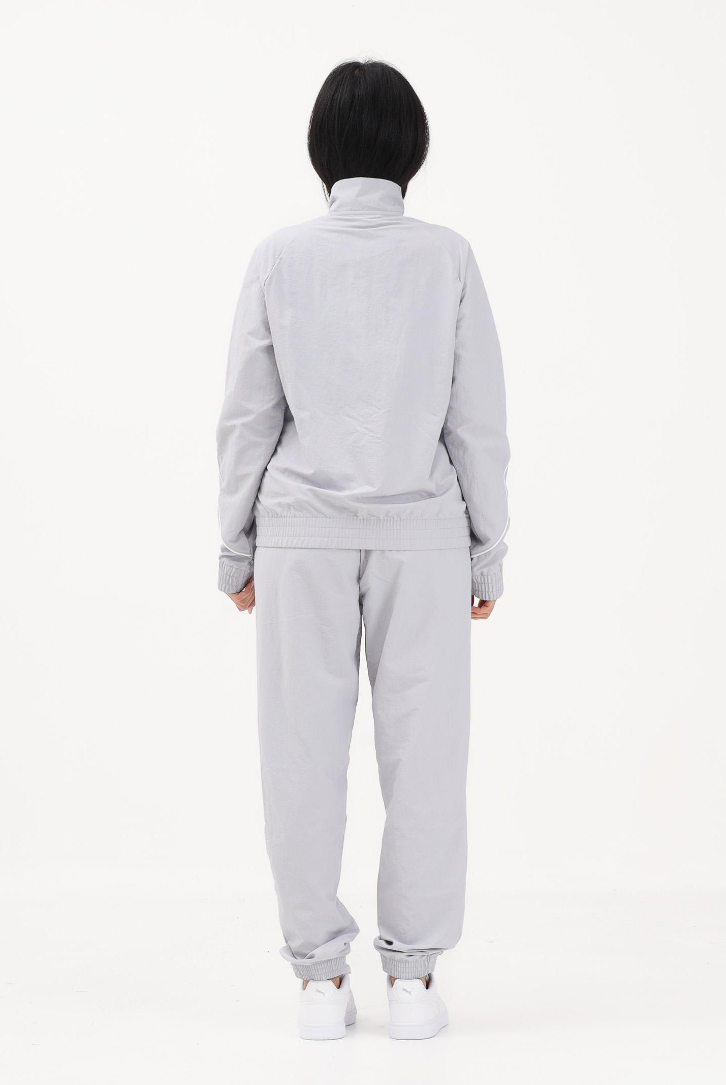 PUMA Tuta Woven grigia da donna 691907 82 PUMA