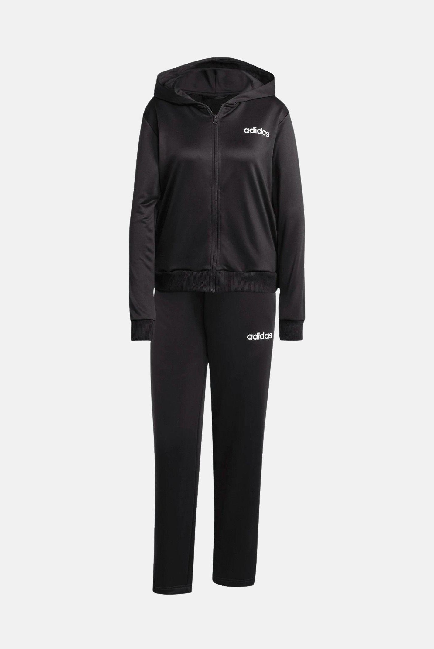 ADIDAS PERFORMANCE Tuta sportiva Essentials Linear nera da donna JD2695 . ADIDAS PERFORMANCE