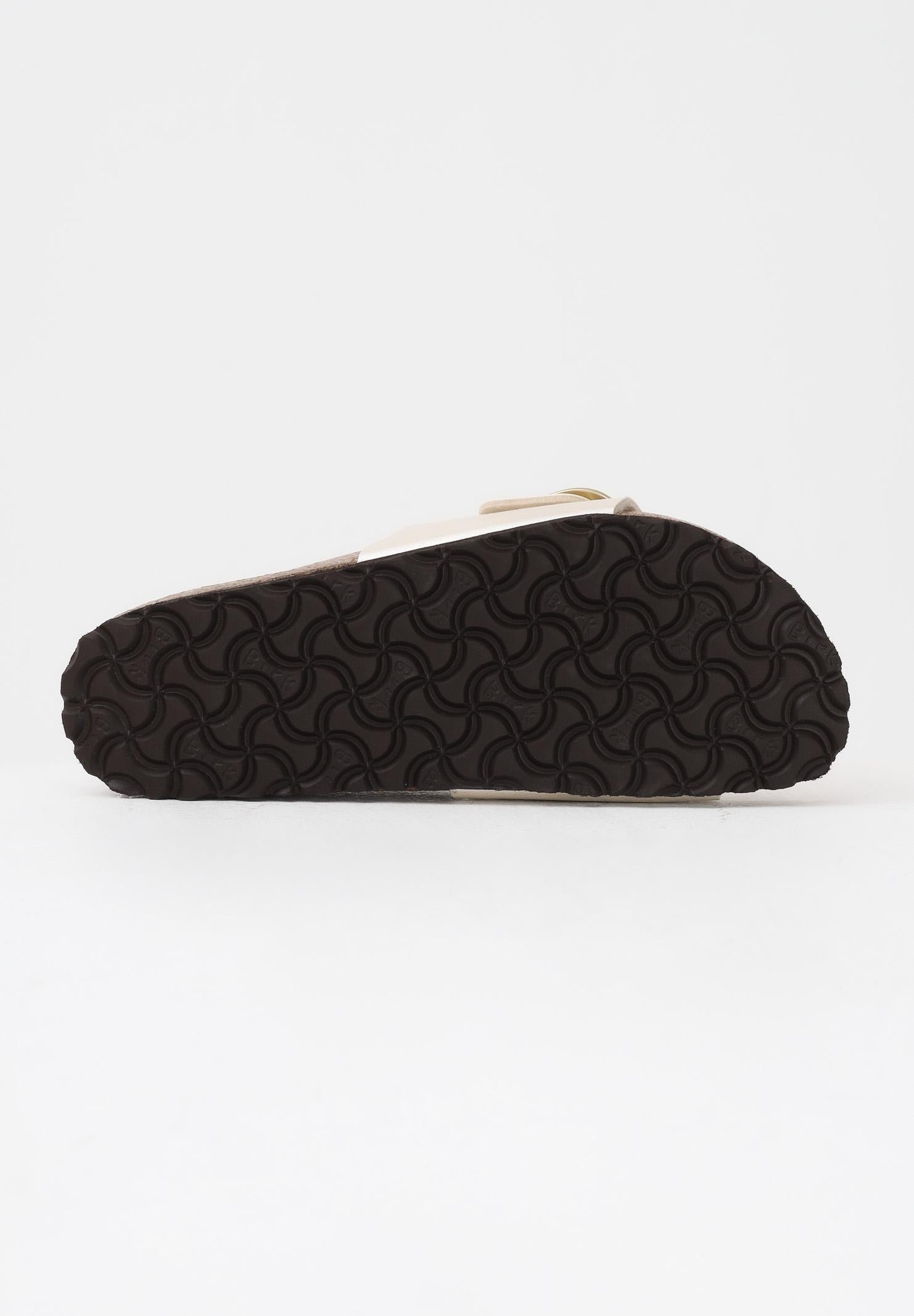 BIRKENSTOCK Ciabatte Madrid Big Buckle bianco perla da donna 1015279 . BIRKENSTOCK