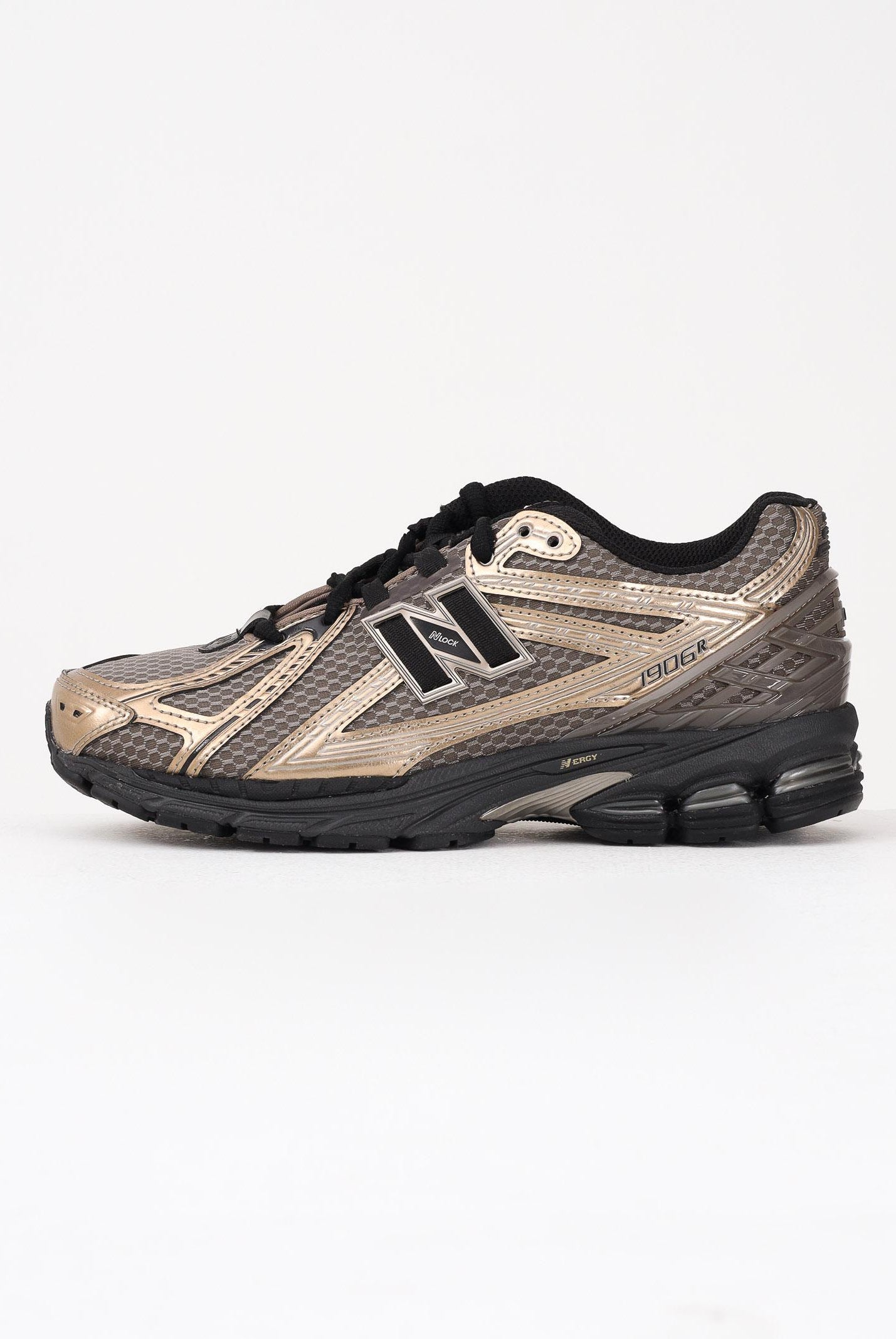 NEW BALANCE Sneakers 1906R nere, beige e oro da uomo U1906RCJ . NEW BALANCE
