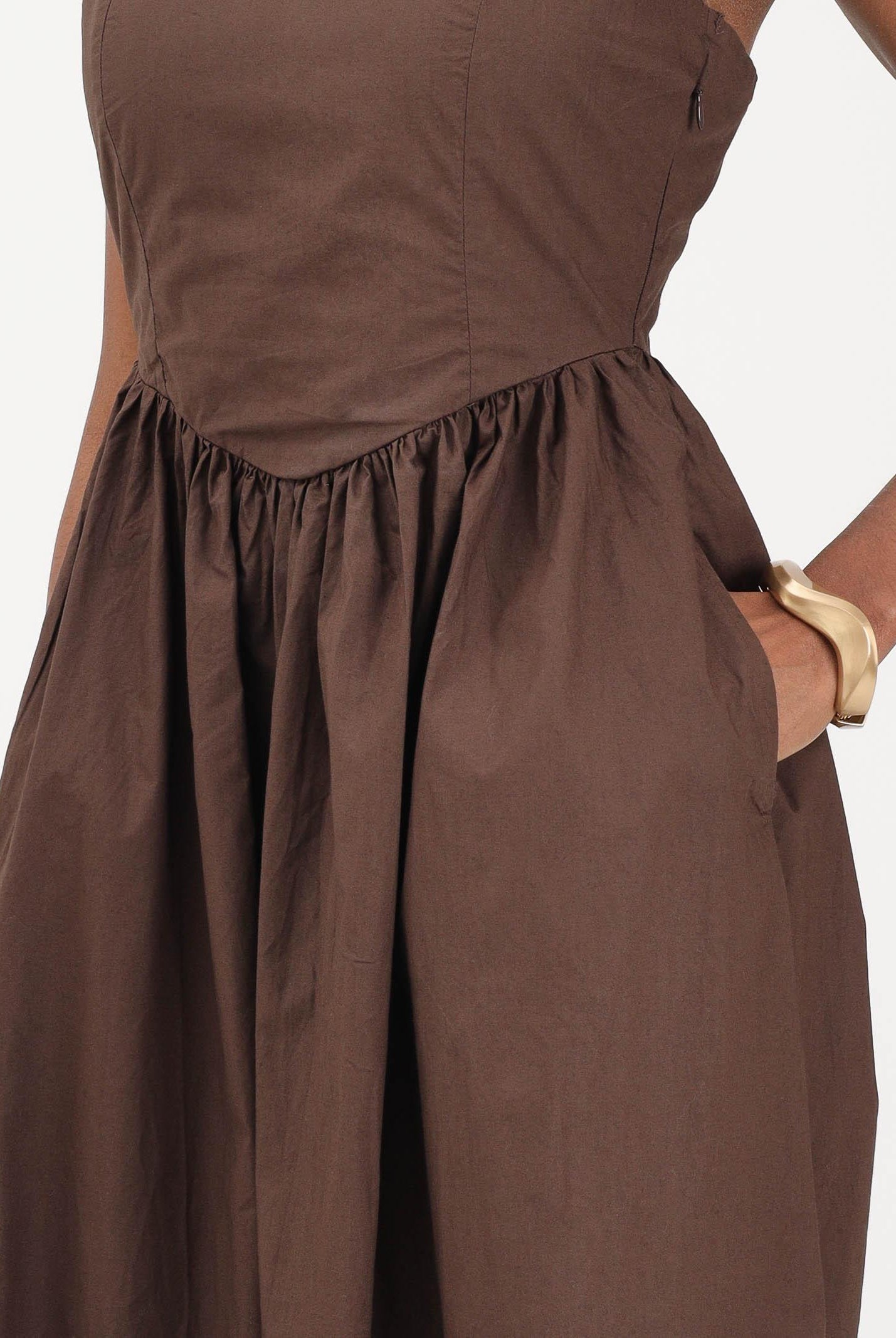 ONLY Abito lungo marrone da donna 15371869 SHBA ONLY