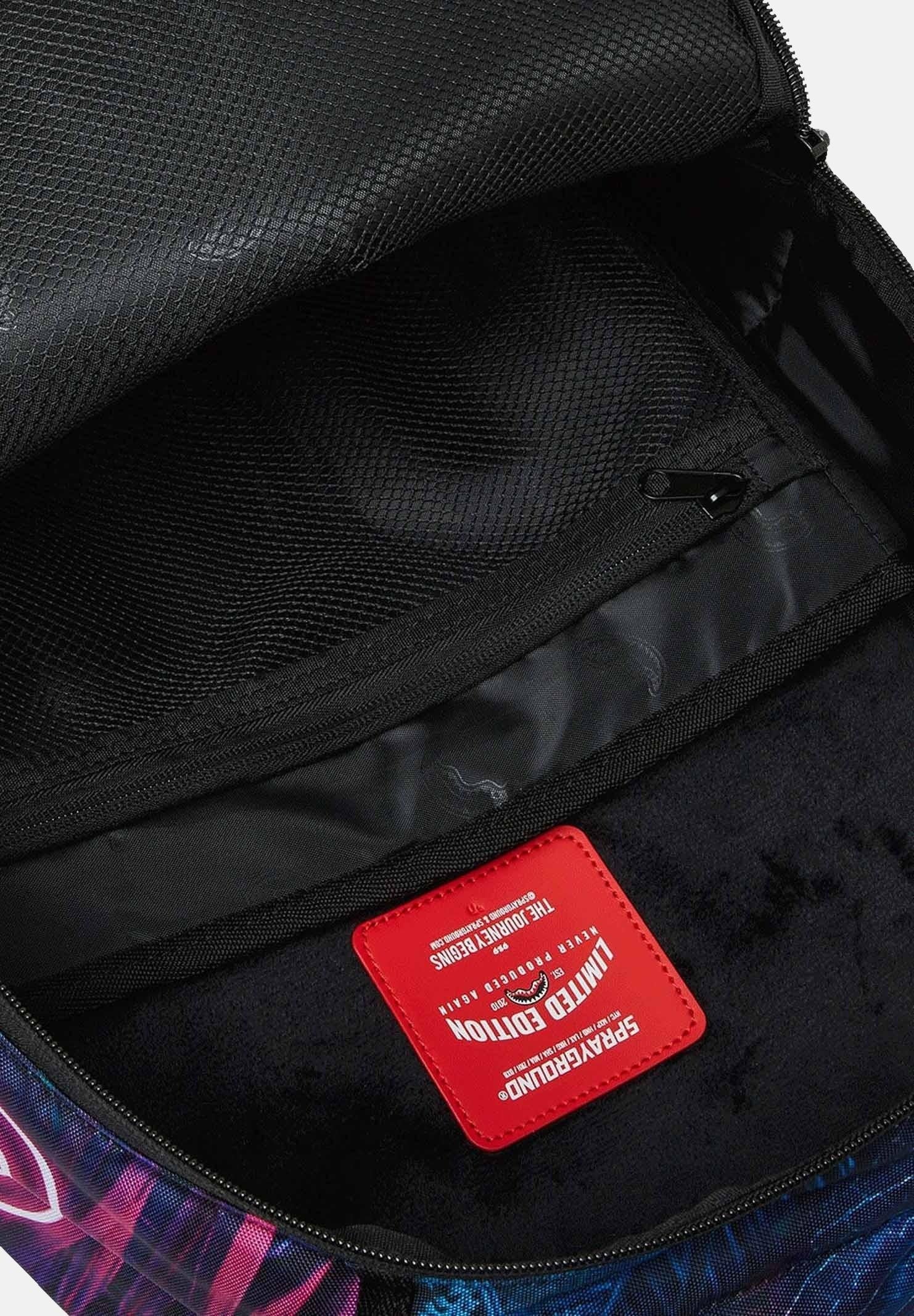 SPRAYGROUND Zaino MAGENTA NEON JUNGLE DLXR blu per uomo e donna 910B6786NSZ . SPRAYGROUND