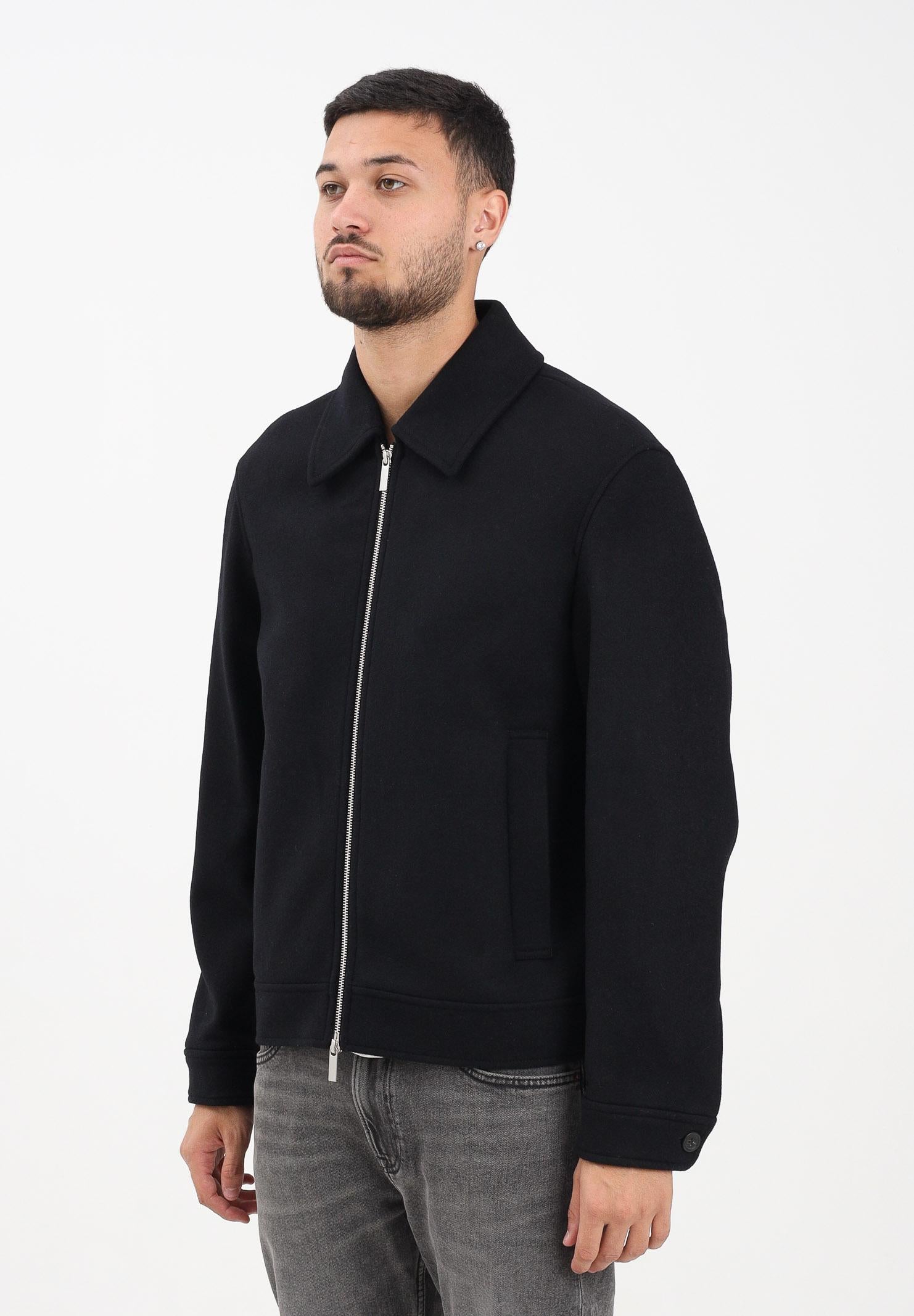 SELECTED HOMME Cappotto corto nero da uomo 16097824 Black SELECTED HOMME