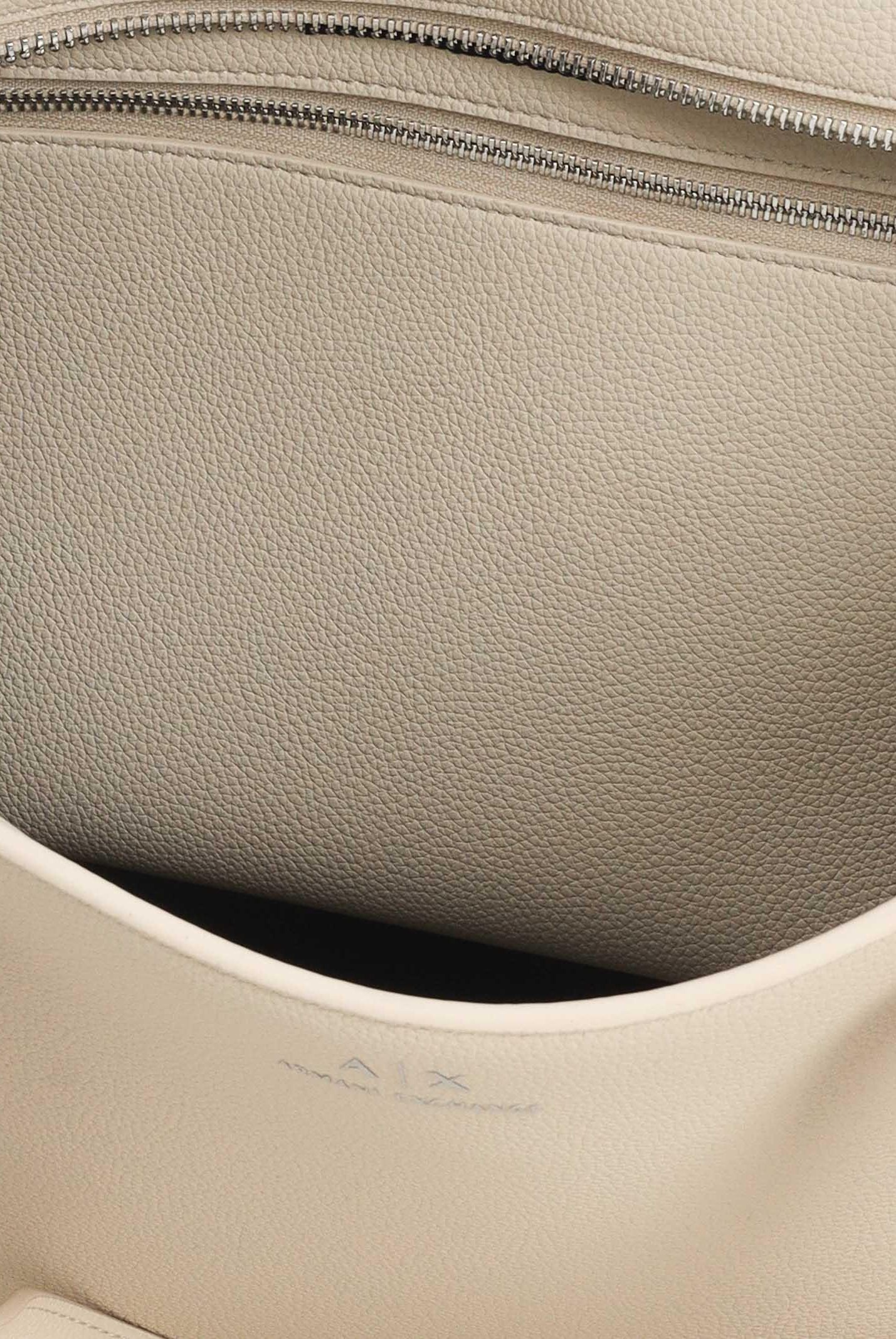 ARMANI EXCHANGE Shopper beige da donna con logo e ciondolo rimovibile AX 942930CC726 M1149 ARMANI EXCHANGE