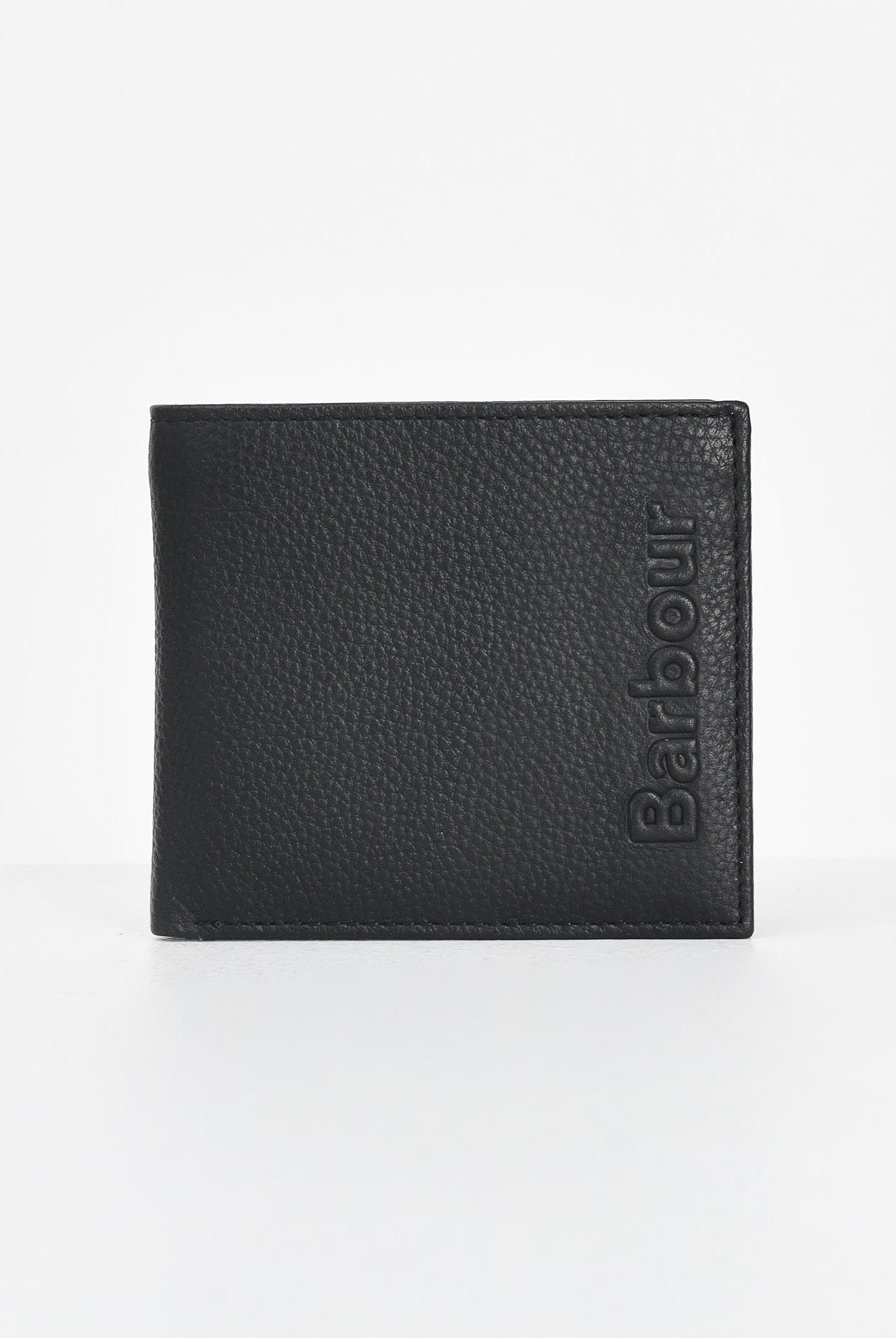 BARBOUR Portafogli nero da uomo con logo 252MMLG0059 BK11 BARBOUR