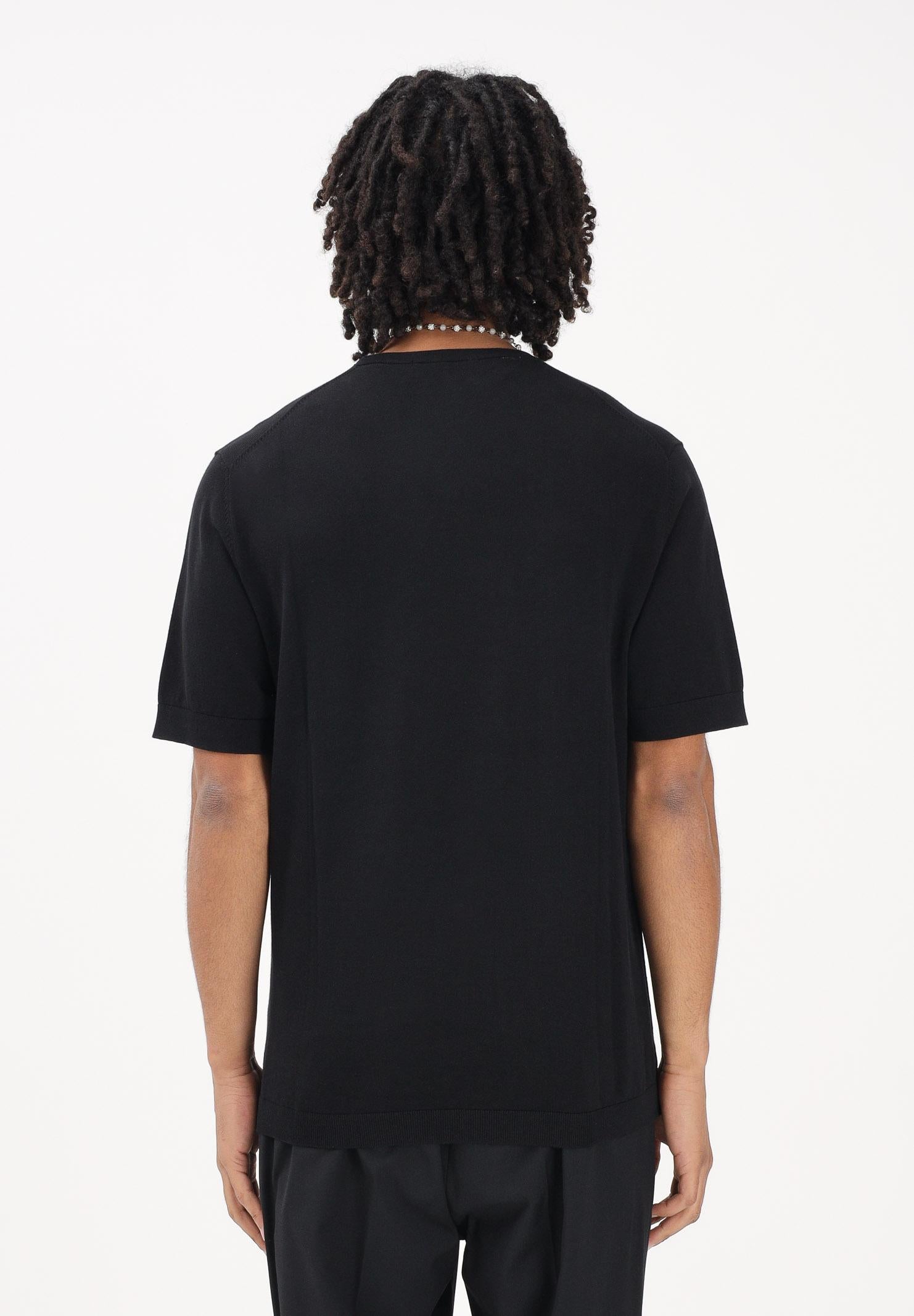 SELECTED HOMME Maglia a manica corta nera da uomo 16099828 BL SELECTED HOMME