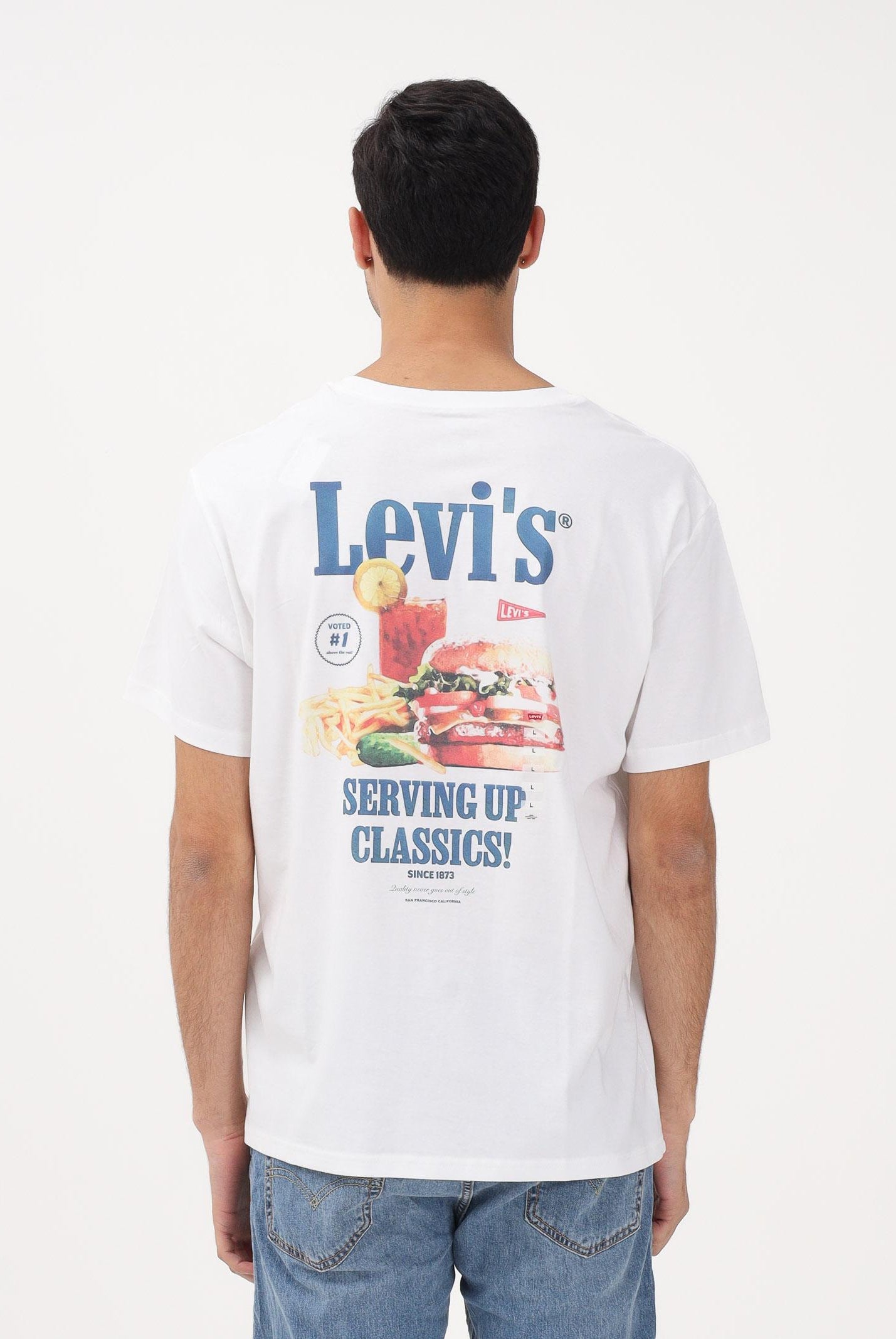 LEVI'S T-shirt a manica corta Relaxed Fit bianca da uomo 16143-2456 . LEVI'S®